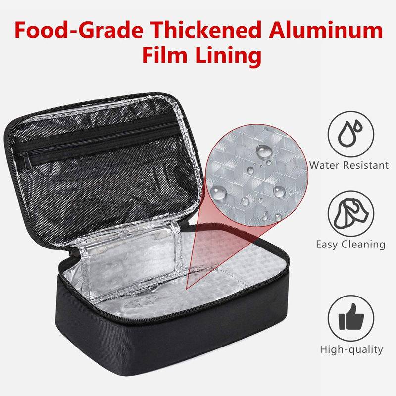 Tragbare Thermotasche für die Lunchbox Grey