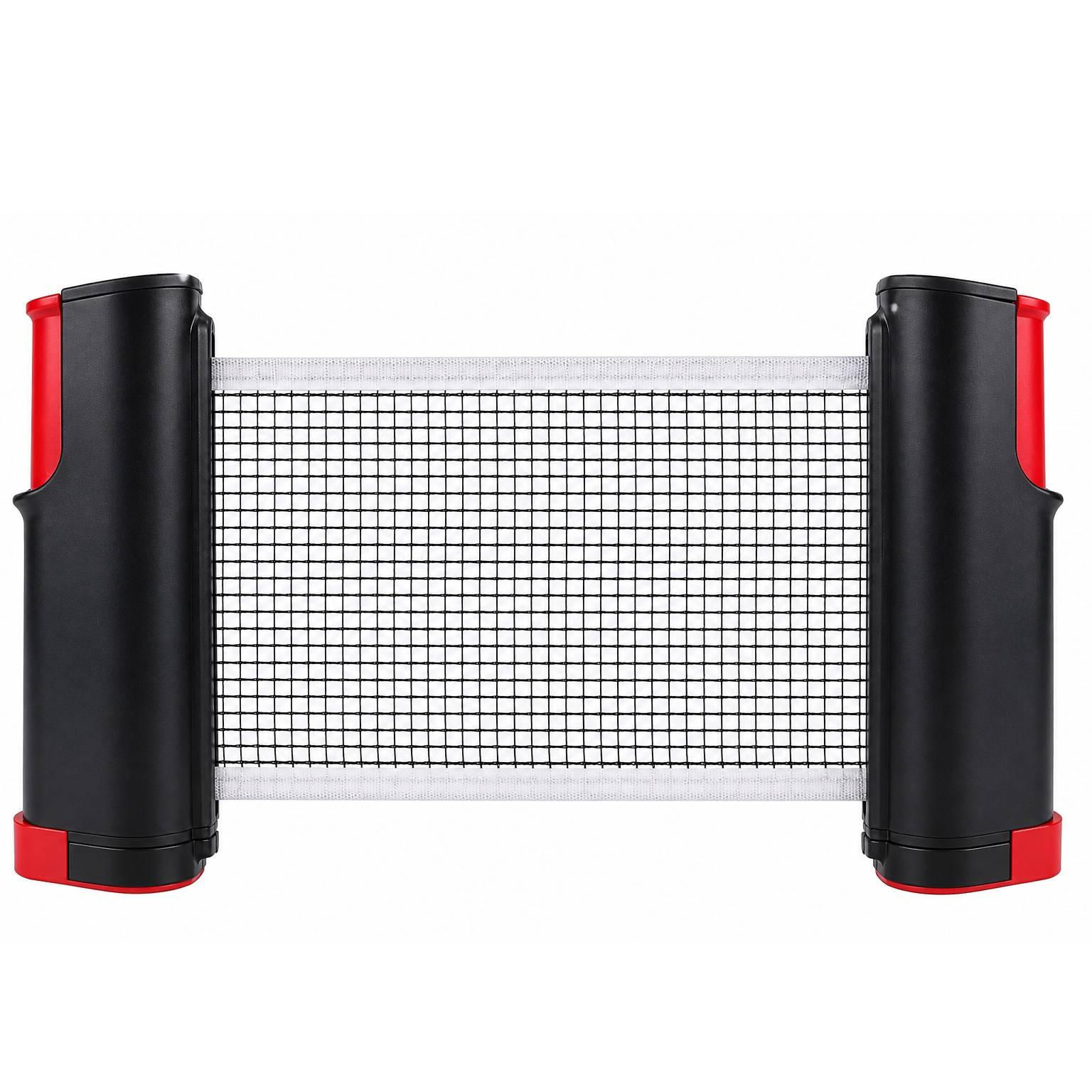 Einziehbares Netz für Tischtennisplatte Black+Red