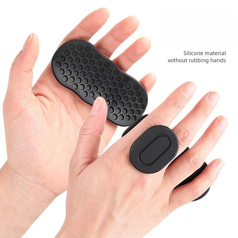 Silikon Handflächenschutz für Gewichtheben Black