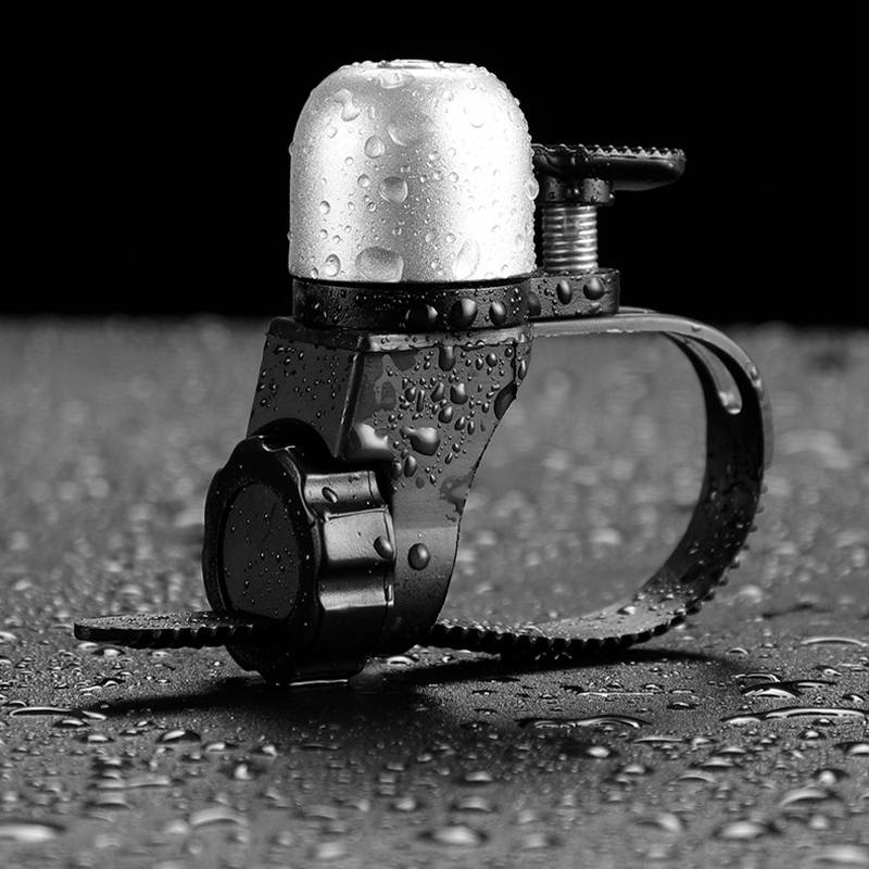 Schnellspanner Mini CB-20003 Fahrradklingel Silver