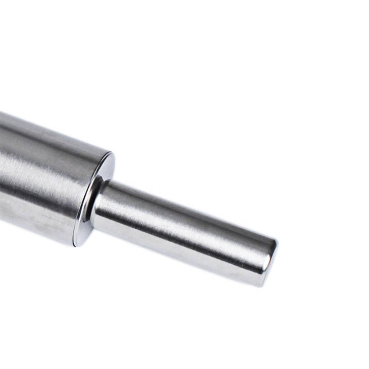 Teigroller aus Edelstahl, 43 cm, silberfarben – Metall-Teigroller für Gebäck, Teigtaschen und Nudeln