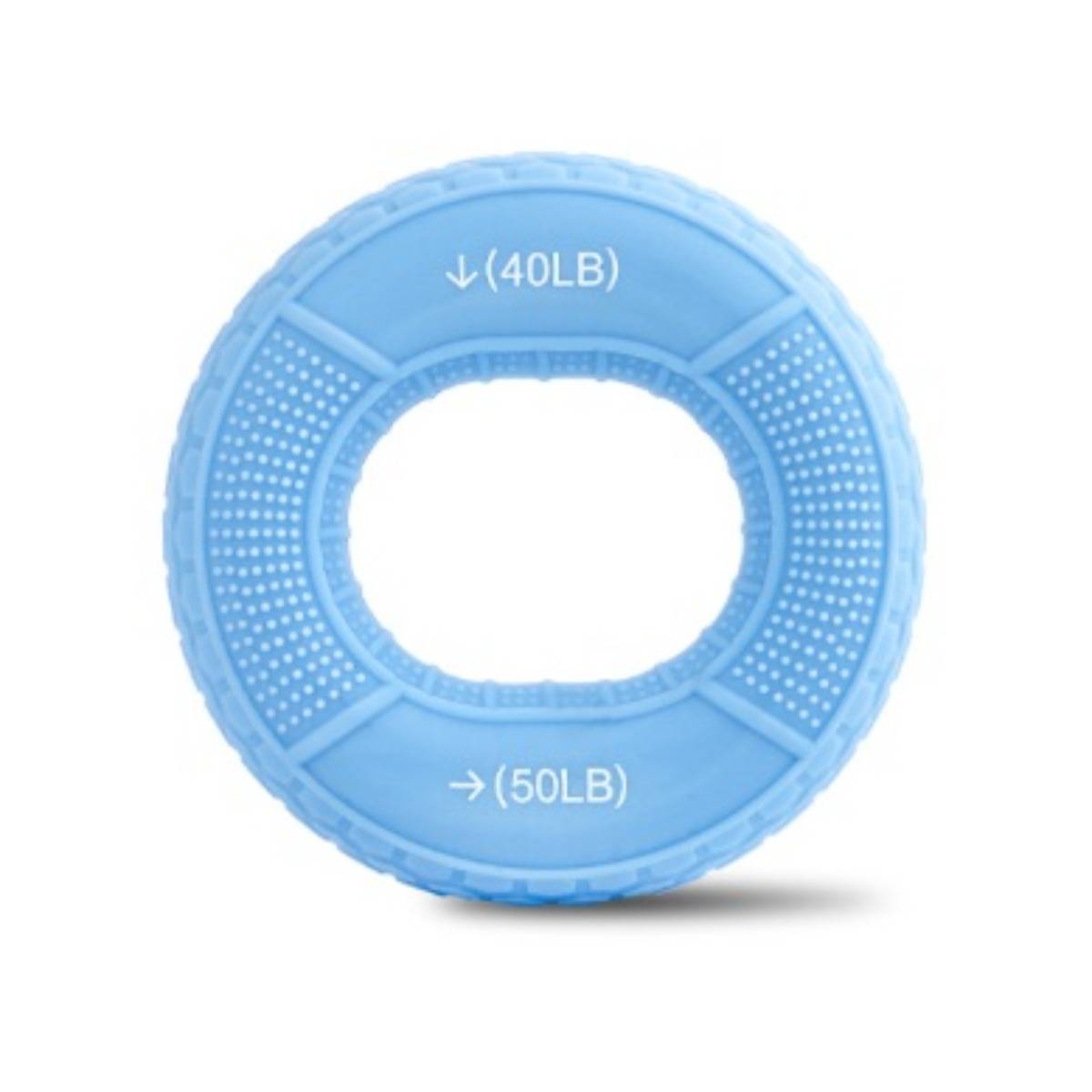 Sechsteiliges Silikon-Handgriff-Set (Netzbeutelverpackung) – Grifftrainer mit Widerstandsringen und Noppenmassageball für Rehabilitation und Yoga