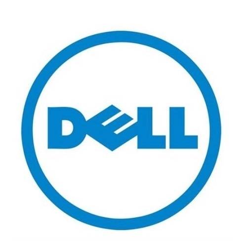 Blue-Dell-Logo in einem kreisförmigen blauen Umriss auf weißem Hintergrund.