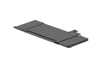 3D-Rendering eines flachen, rechteckigen Faltpanels oder Tabletts mit Scharniersecsionen und Seitenlaschen auf weißem Hintergrund