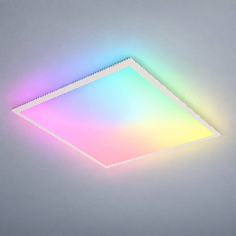 LED Universum Backlit LED Panel Einlegeleuchte 62x62cm RGB+CCT 40W 3000-6000K 4800lm UGR≤22 CRI>80 mit Milight Controller ohne FFB