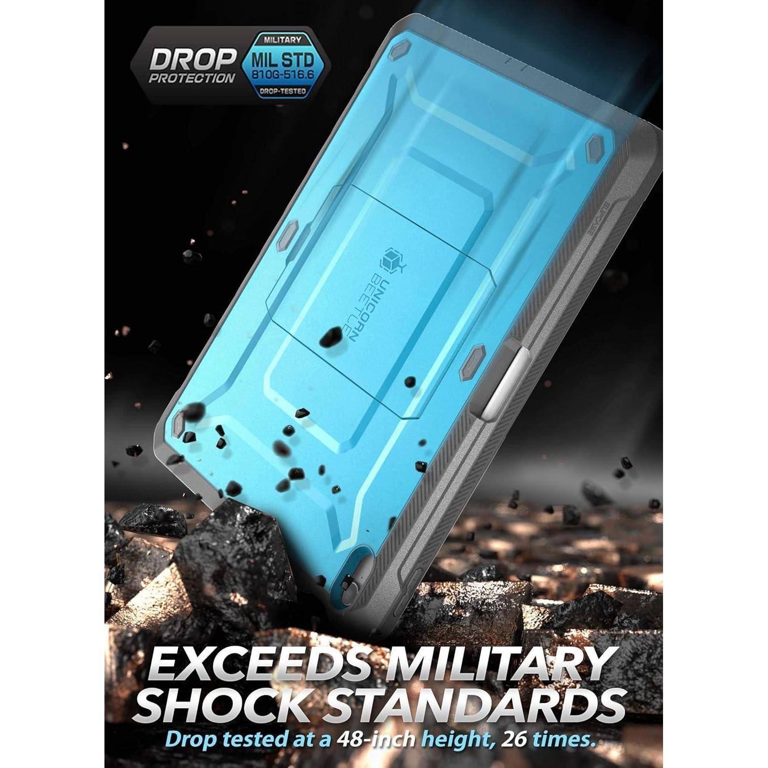 Hülle iPad Air 10.9 Zoll 4 5 Rugged Kickstand blau