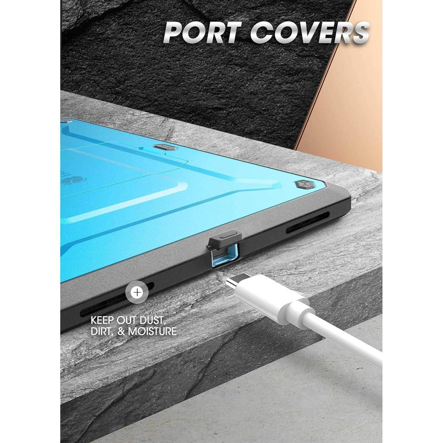 Hülle iPad Air 10.9 Zoll 4 5 Rugged Kickstand blau