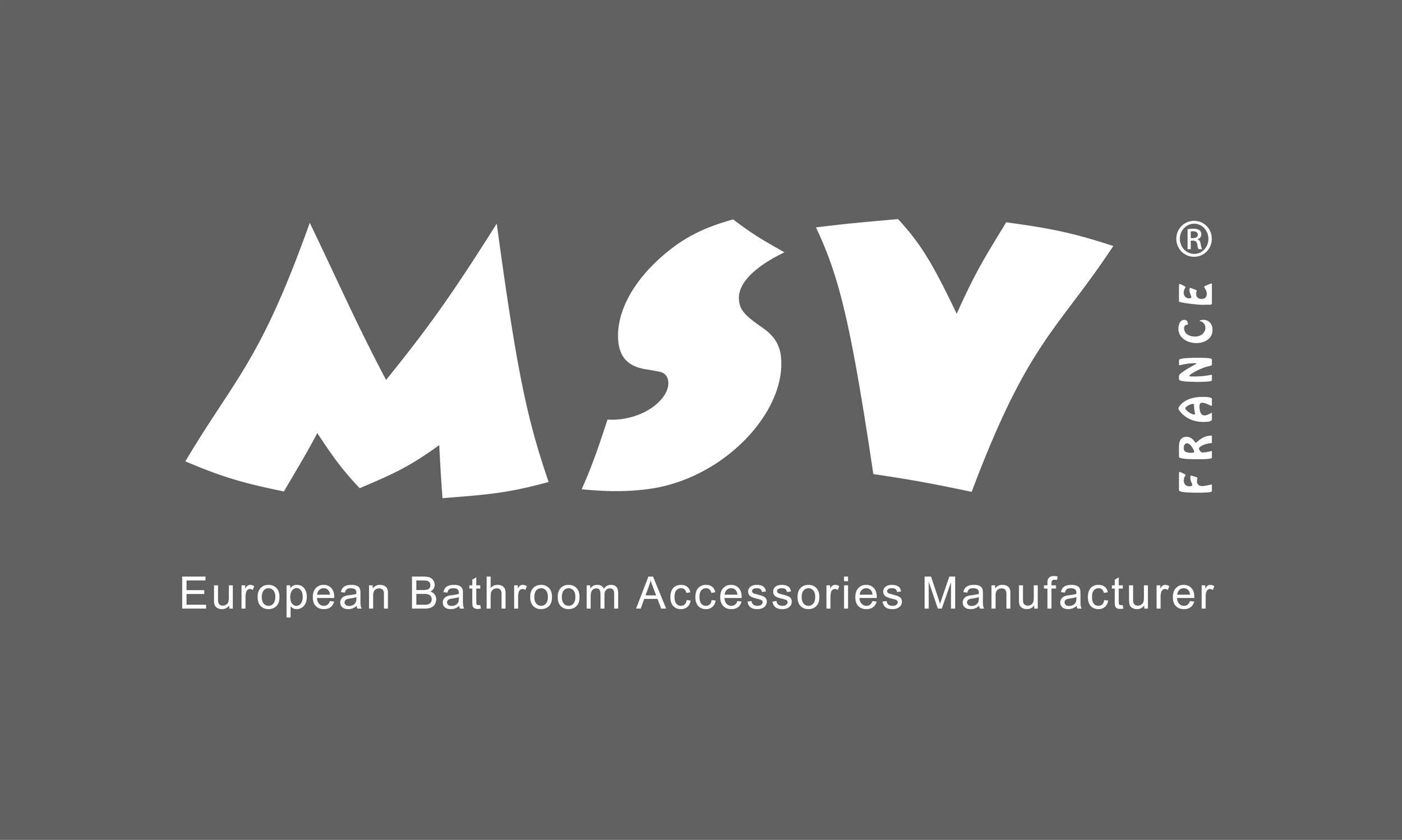 MSV-Logo mit dem Text „Europäischer Badezimmeraccessoires-Hersteller