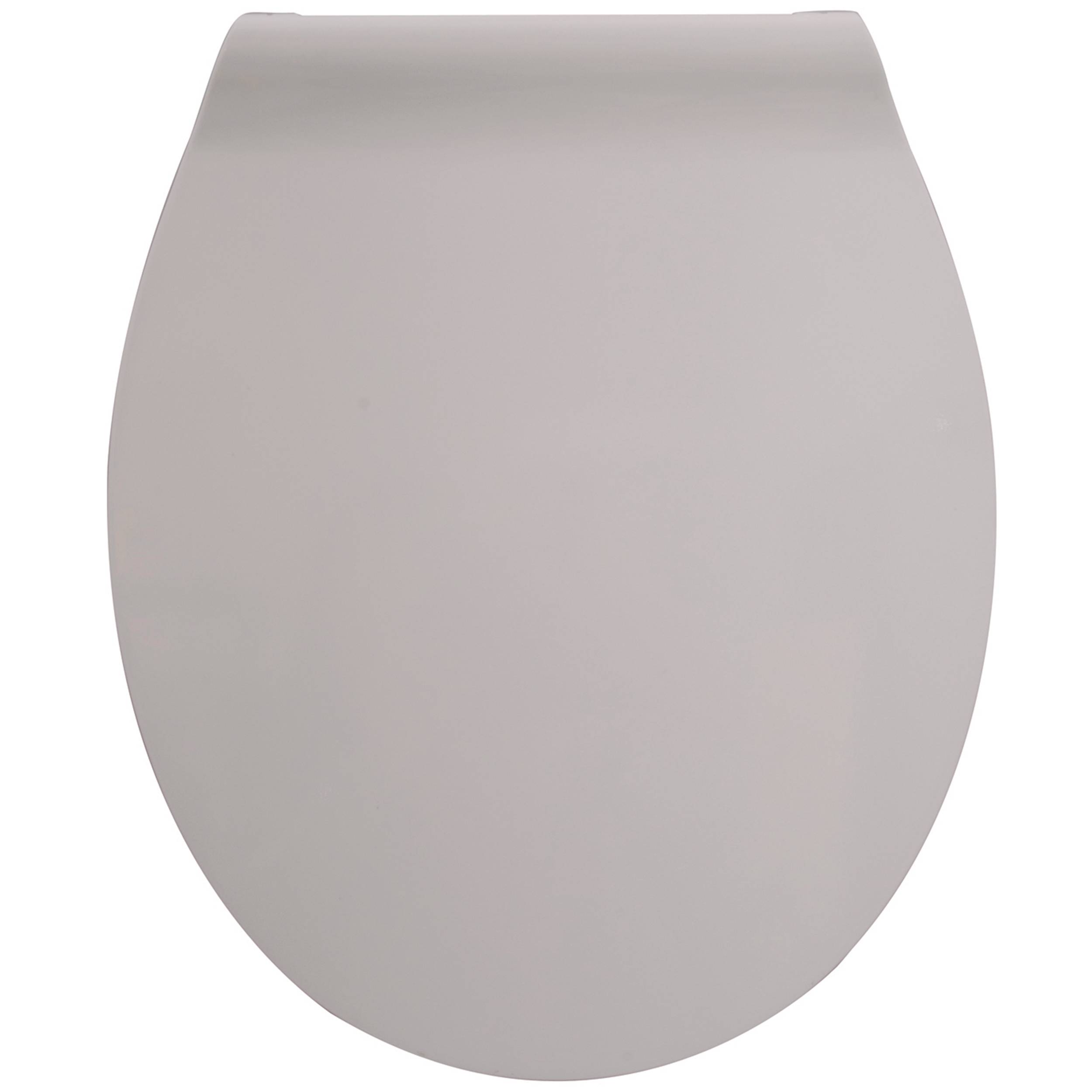 Schlichte graue ovale Vase oder Gefäß mit enger Öffnung, vor weißem Hintergrund gezeigt.