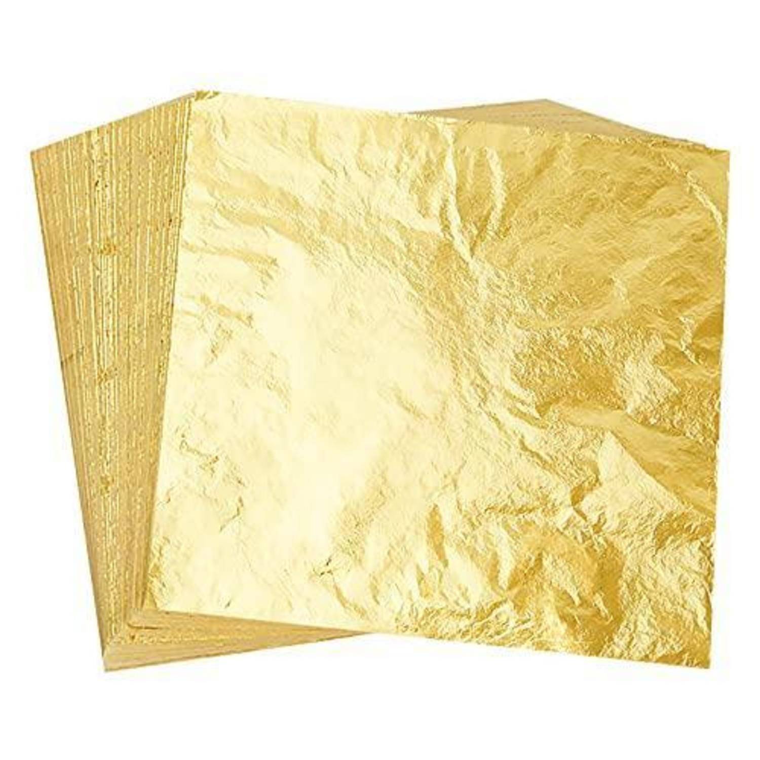 Blattgold Imitation 150 Stück 14x14cm Kupfer Dekoration Bastelmaterial