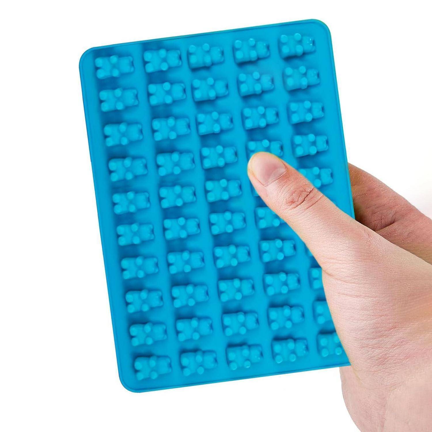 Silikonform Gummibärchen 4er Set mit Pipette