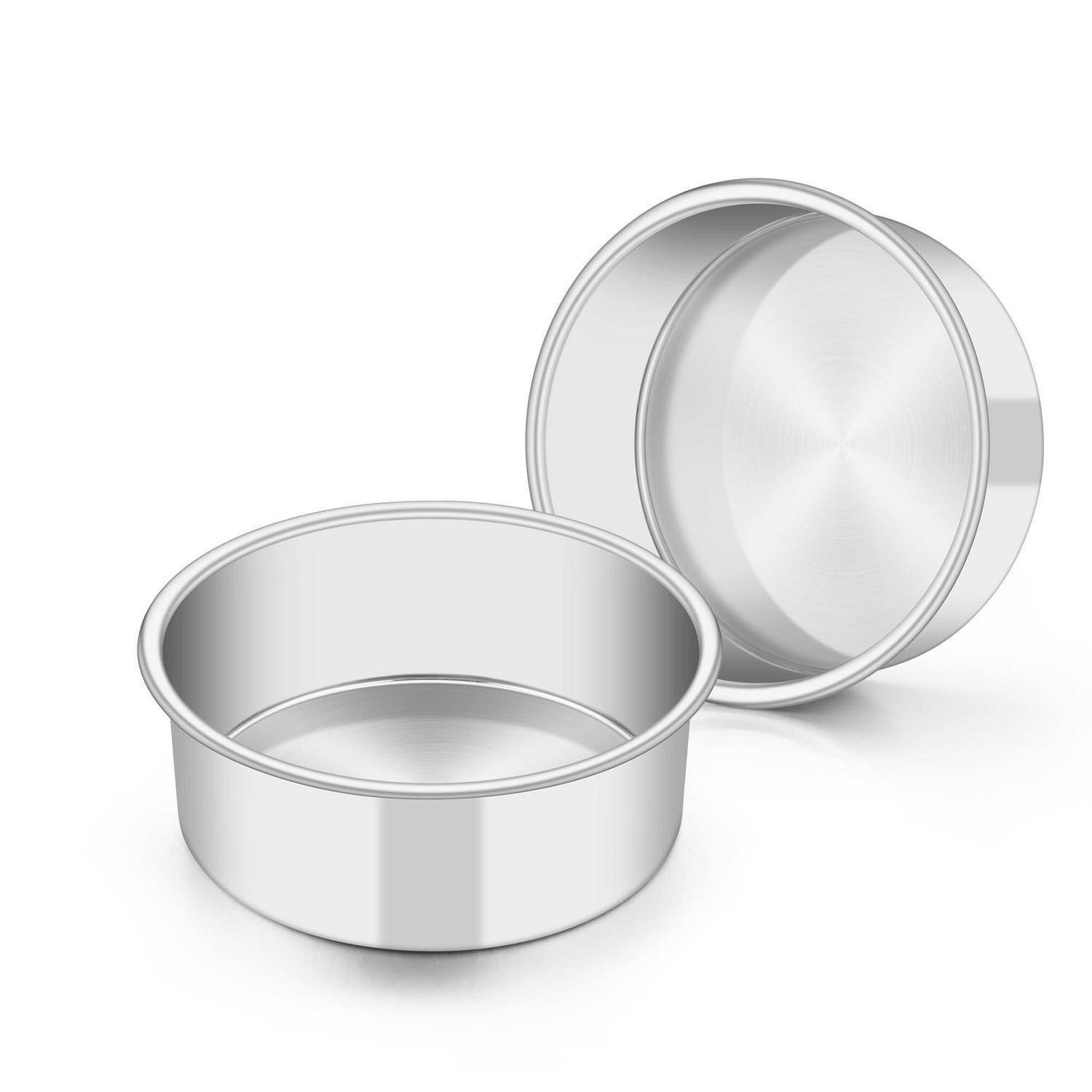 Backform Set Edelstahl 13cm Rund 2 Stück