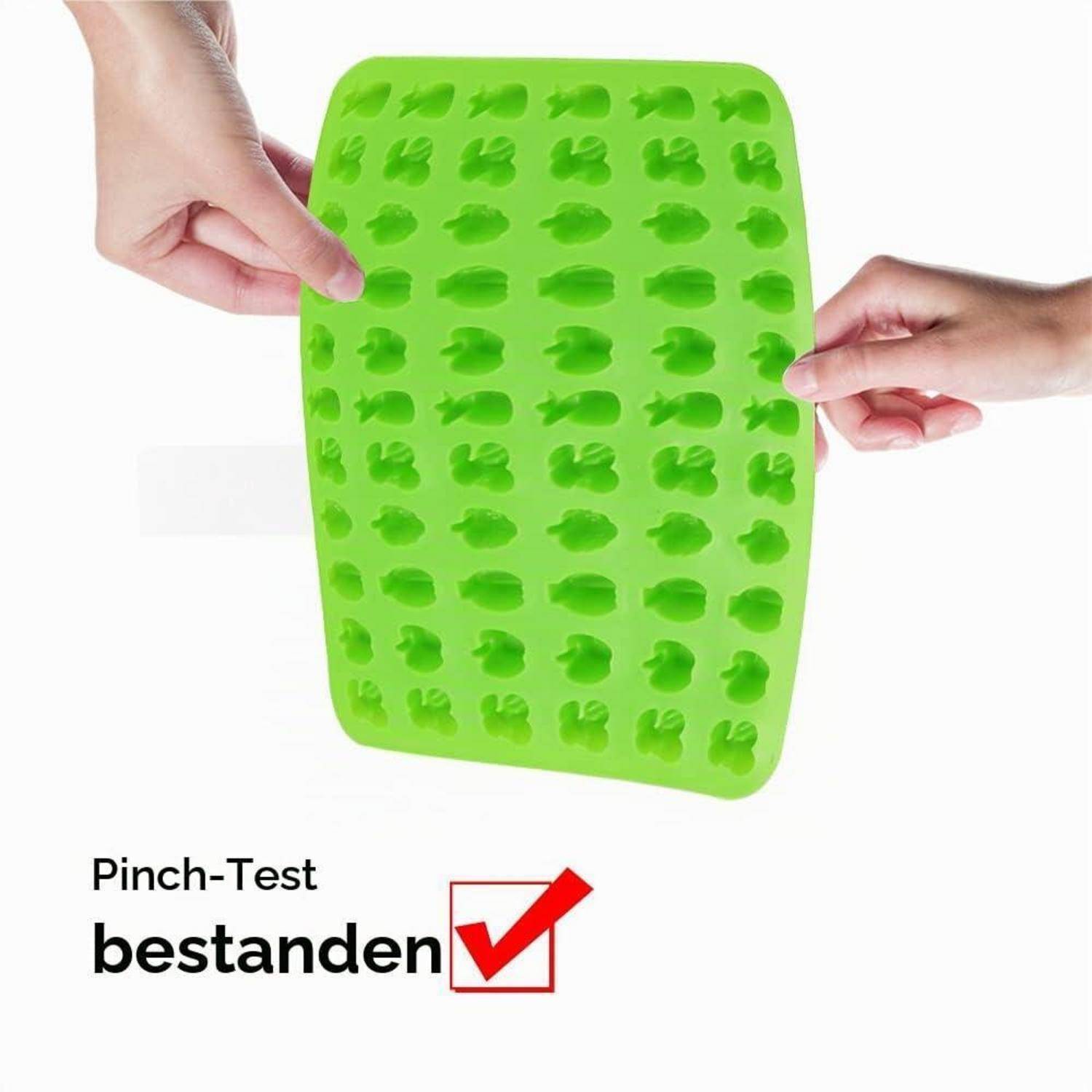 3er-Pack Mini-Silikonformen mit Tropfer für Süßigkeiten, Schokolade