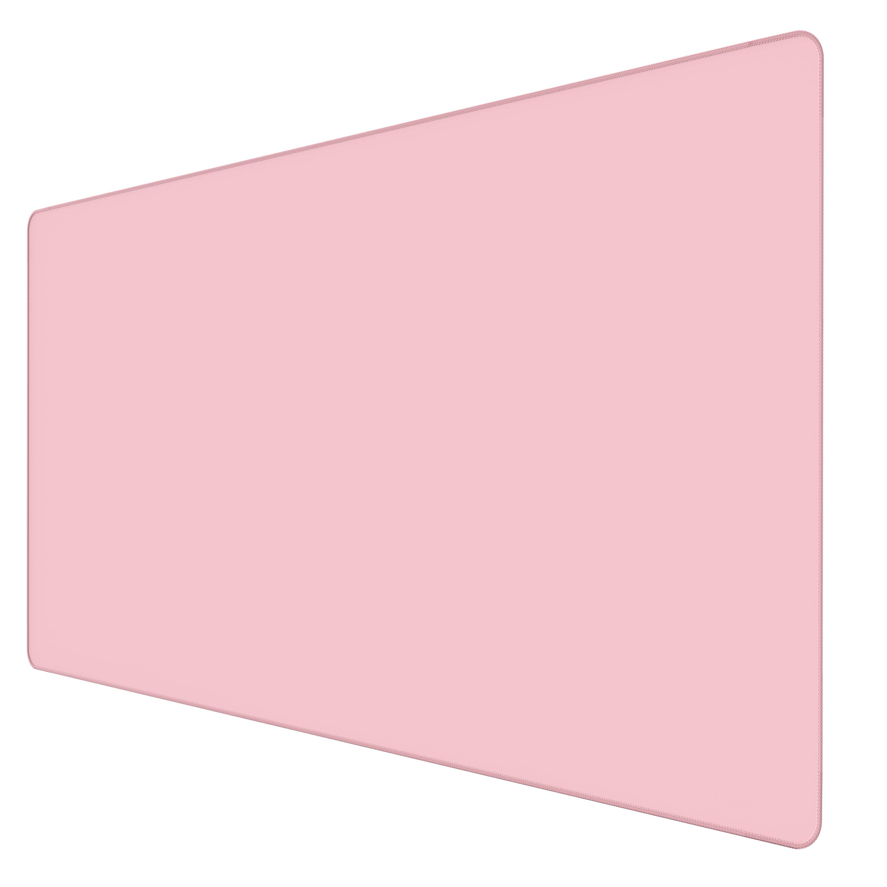 Einfaches rosa Trapezoid-Panel oder Bannerform auf weißem Hintergrund.
