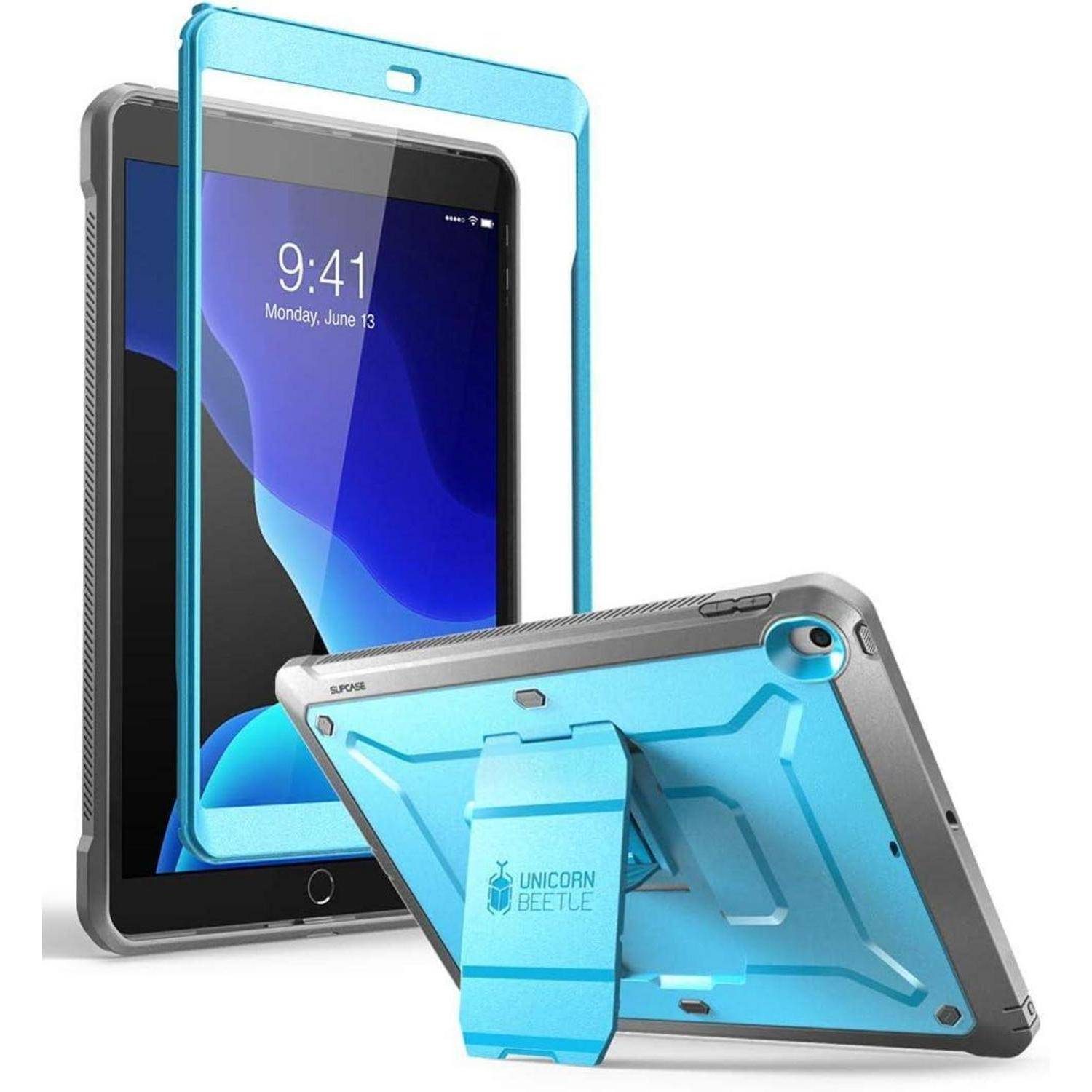 Schutzhülle iPad 10.2 9 8 7 Displayschutzfolie blau Schutzhülle