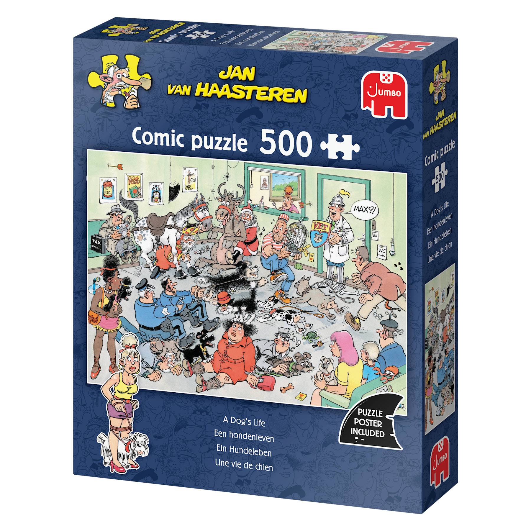Jan van Haasteren - Ein Hundeleben 500 Teile Puzzle