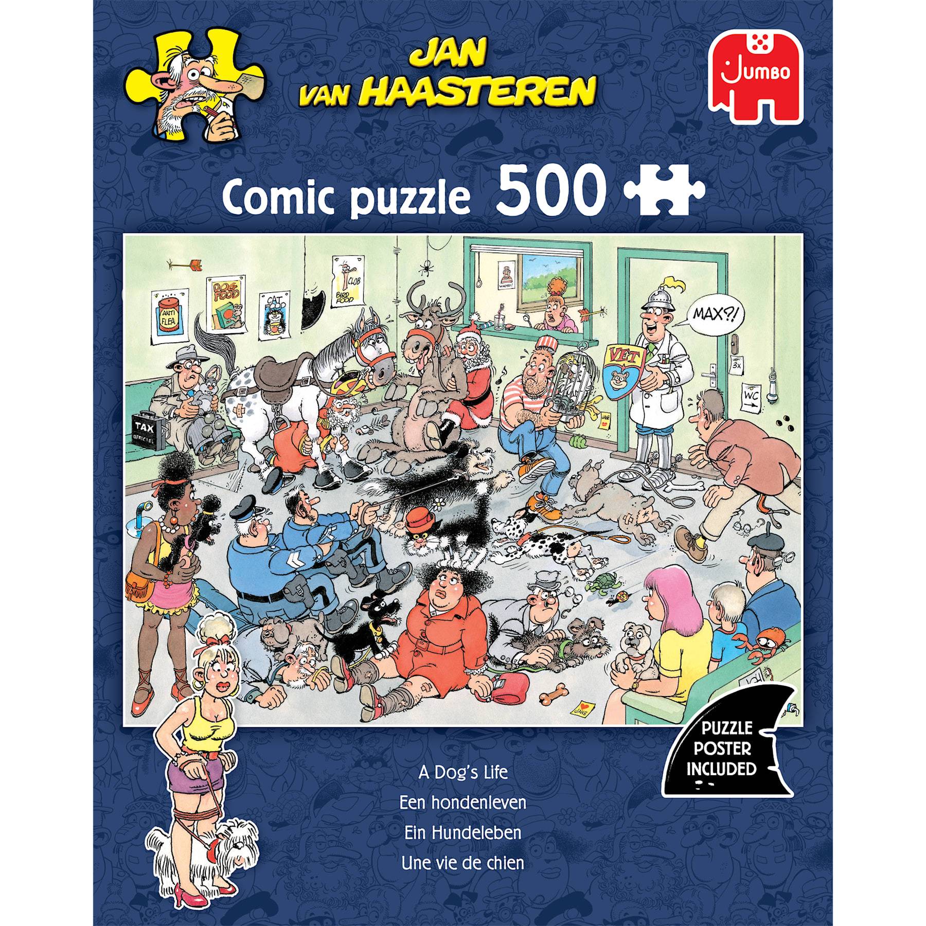 Jan van Haasteren - Ein Hundeleben 500 Teile Puzzle