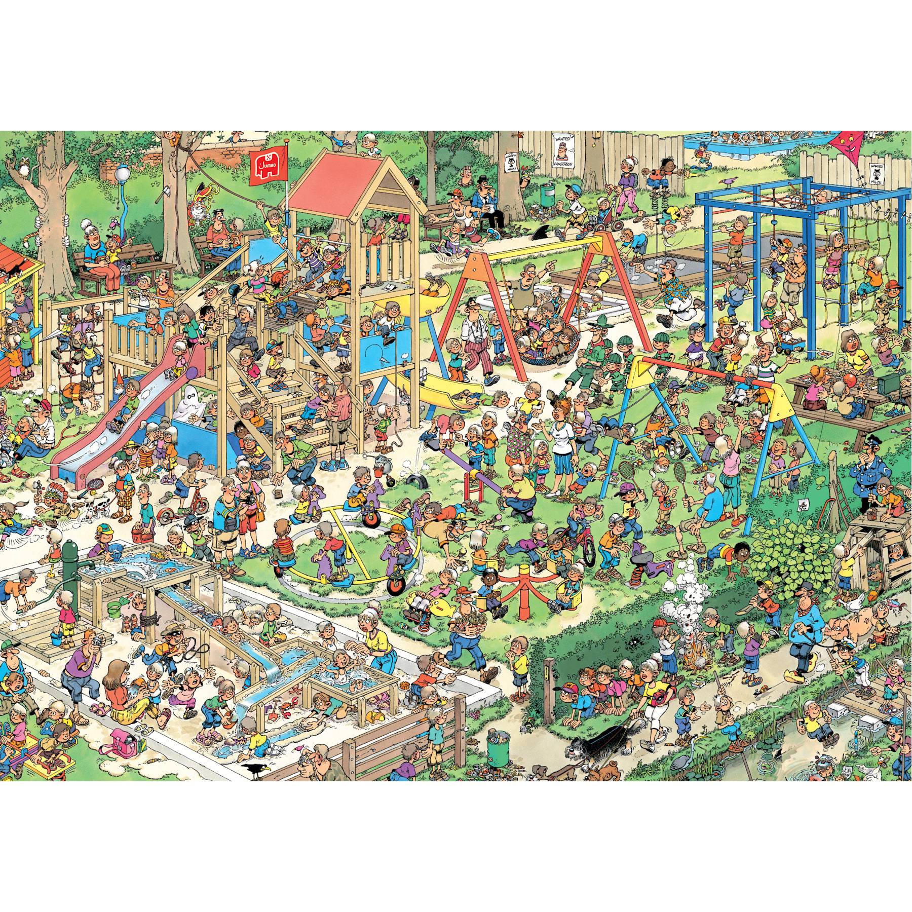 Jan van Haasteren Family - Der Spielplatz - 300 Teile Puzzles