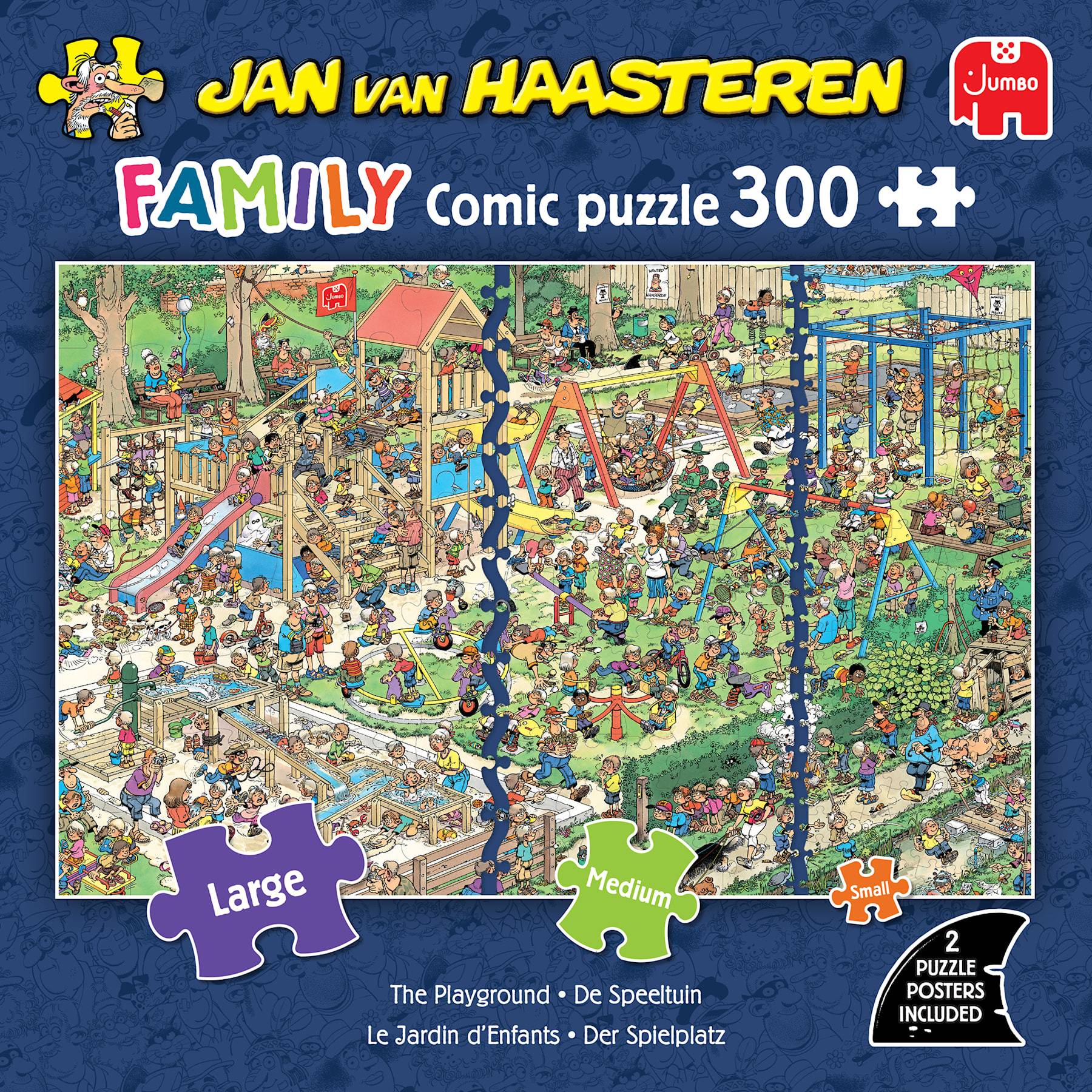 Jan van Haasteren Family - Der Spielplatz - 300 Teile Puzzles