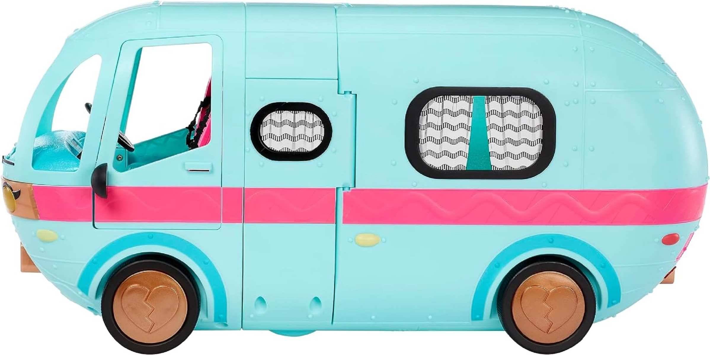 L.O.L. Surprise OMG Glam N’ Go Camper Playset 4-in-1 Spielset Pool Wasserrutsche