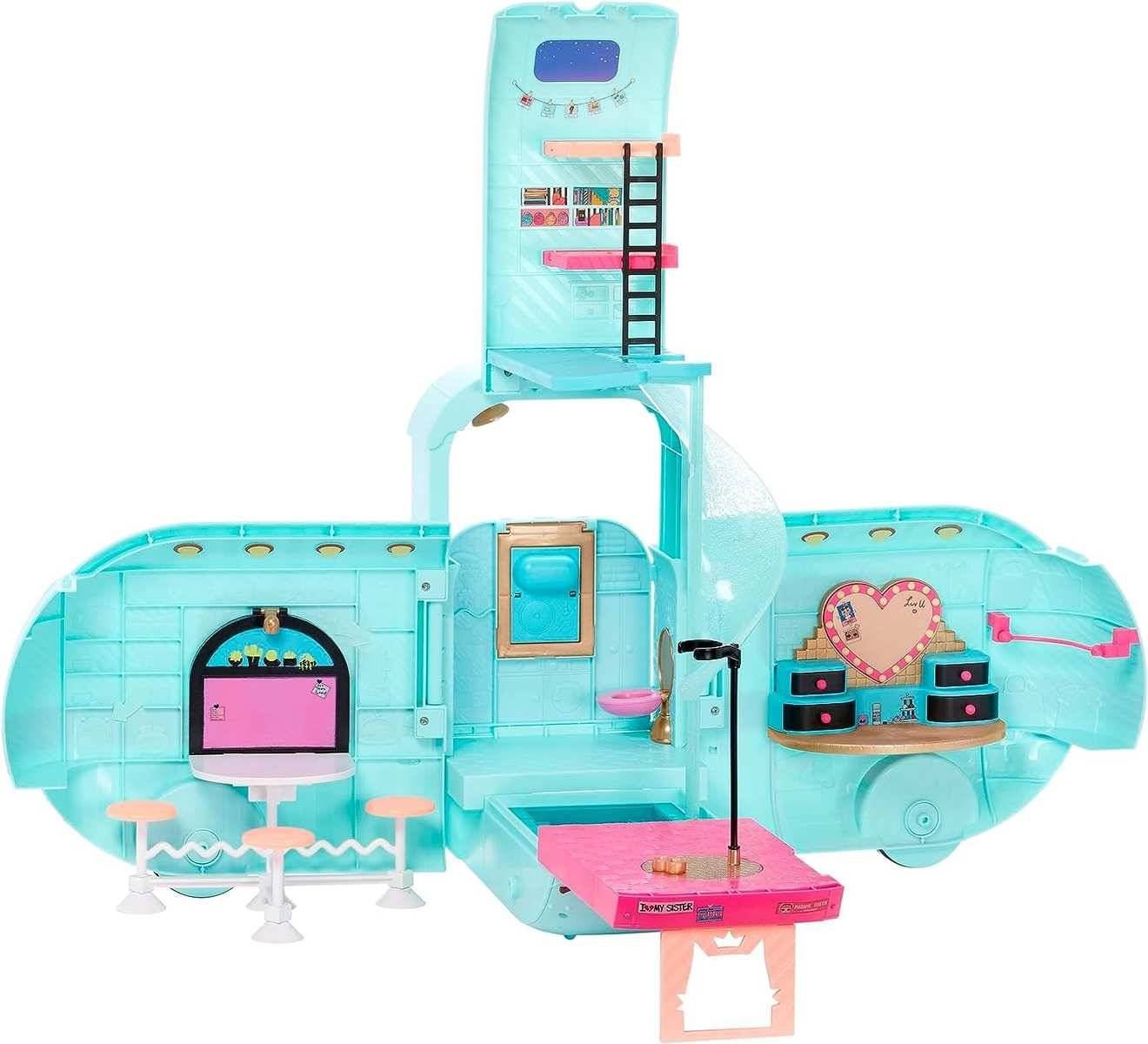 L.O.L. Surprise OMG Glam N’ Go Camper Playset 4-in-1 Spielset Pool Wasserrutsche