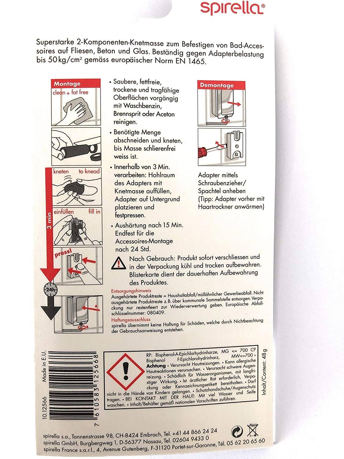 Pattex Express Powerknete Knetmasse 2-Komponentenkleber ohne Bohren