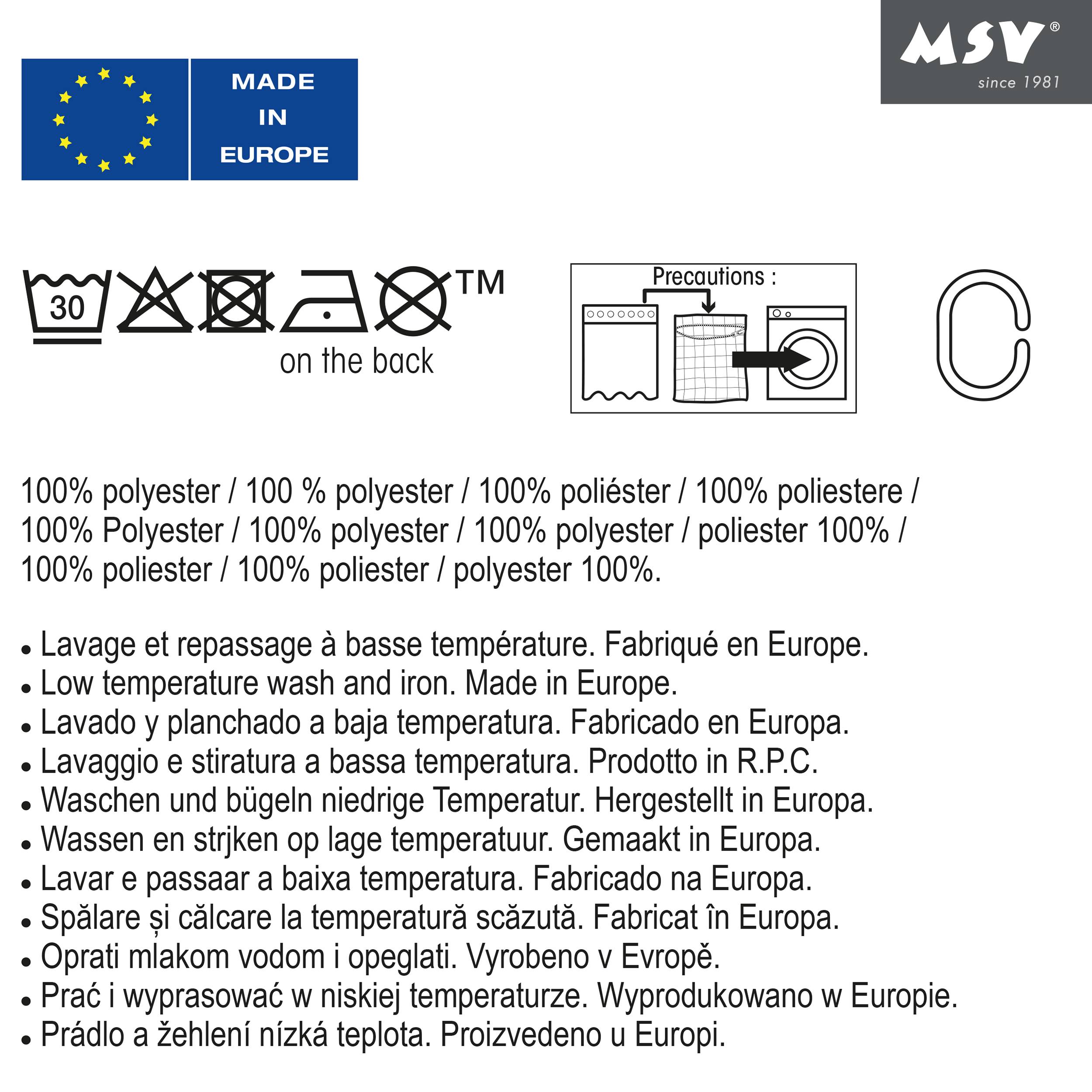 Cotexsa by MSV Premium Anti-Schimmel Textil Duschvorhang - Anti-Bakteriell, waschbar, 100% wasserdicht, mit 12 Duschvorhangringen - Polyester