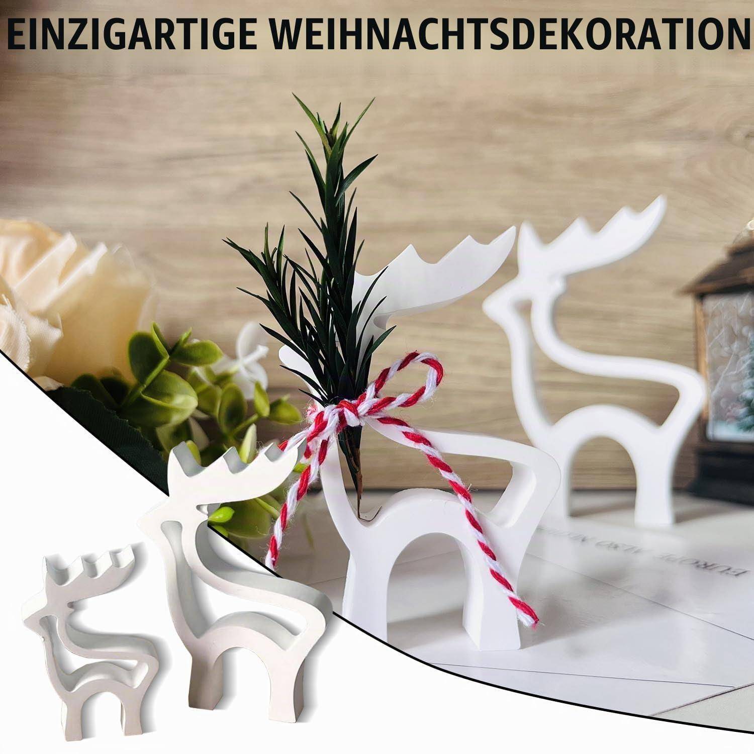Silikonform Rentier Weihnachten Gießform DIY Kerzenherstellung