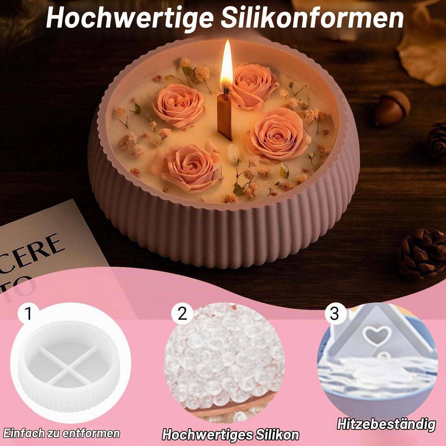 2 Stück Silikonform Schale FORMVERSITY Gießform Epoxidharz Aromatherapie