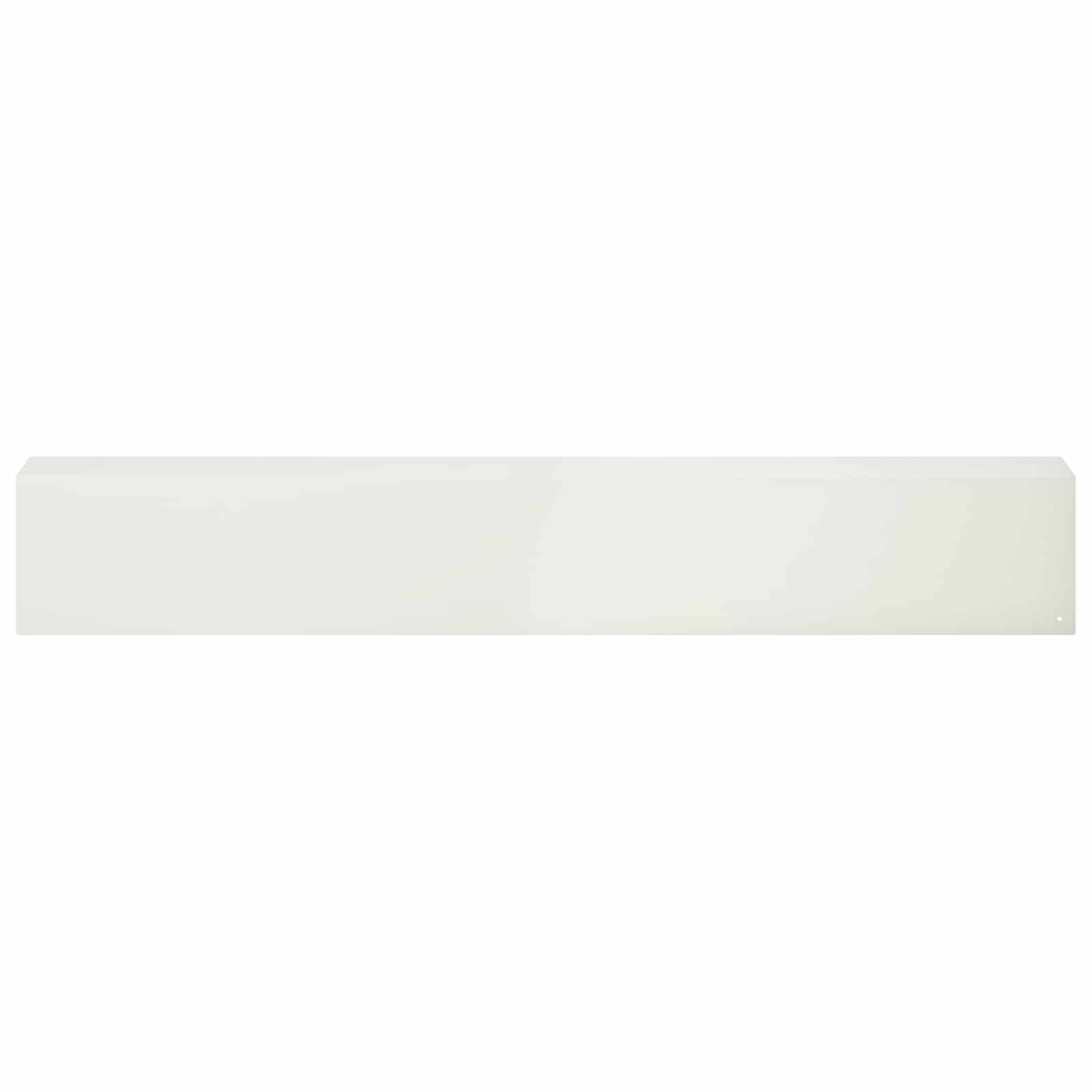 Lange weiße horizontale Bannerfläche mit subtilen hellgrauen Farbverläufen und abgeschrägten Kanten in der Nähe der oberen Bildseite.