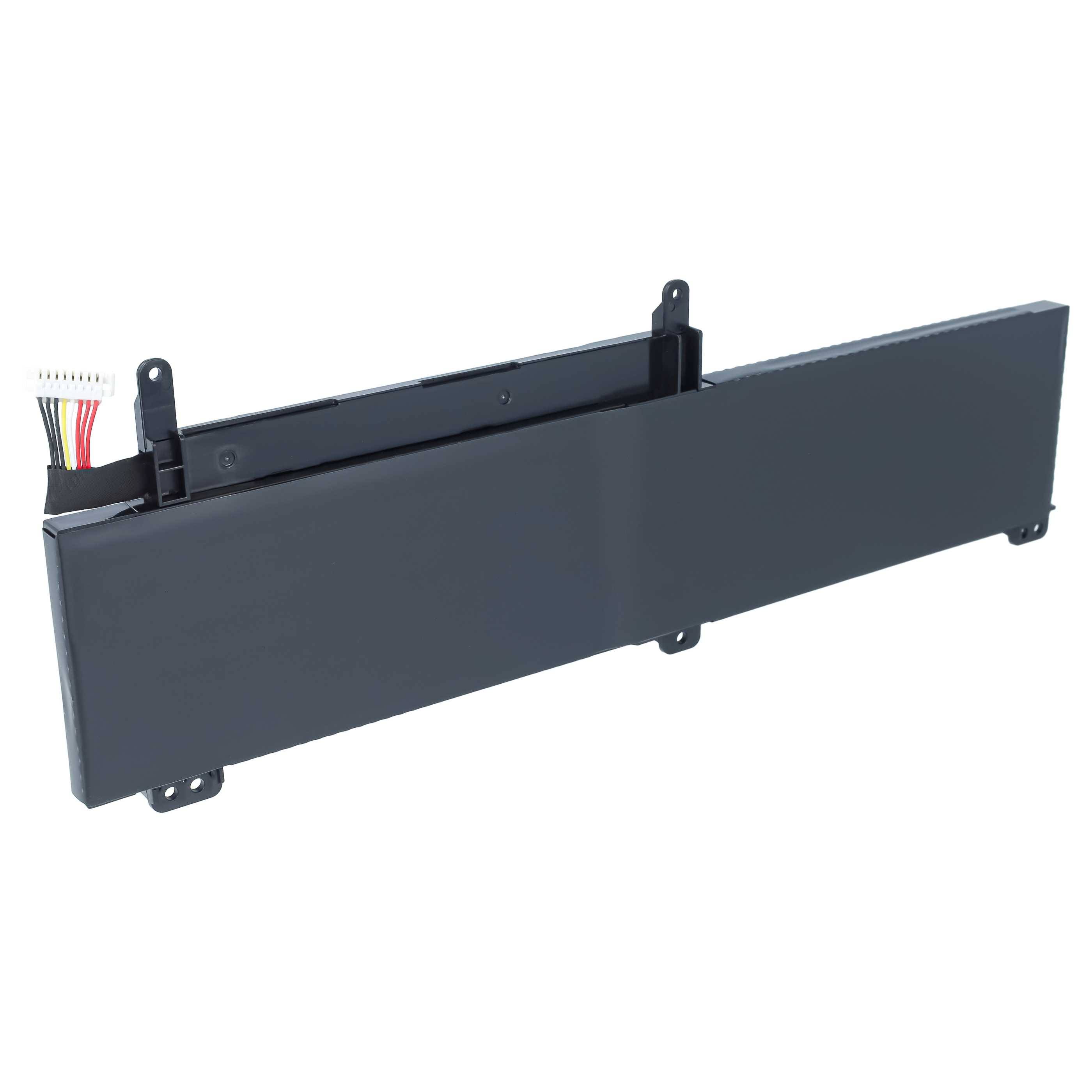 Schwarzes rechteckiges elektronisches Modul mit Befestigungsbefestigungen und freiliegendem Steckverbinder auf weißem Hintergrund.
