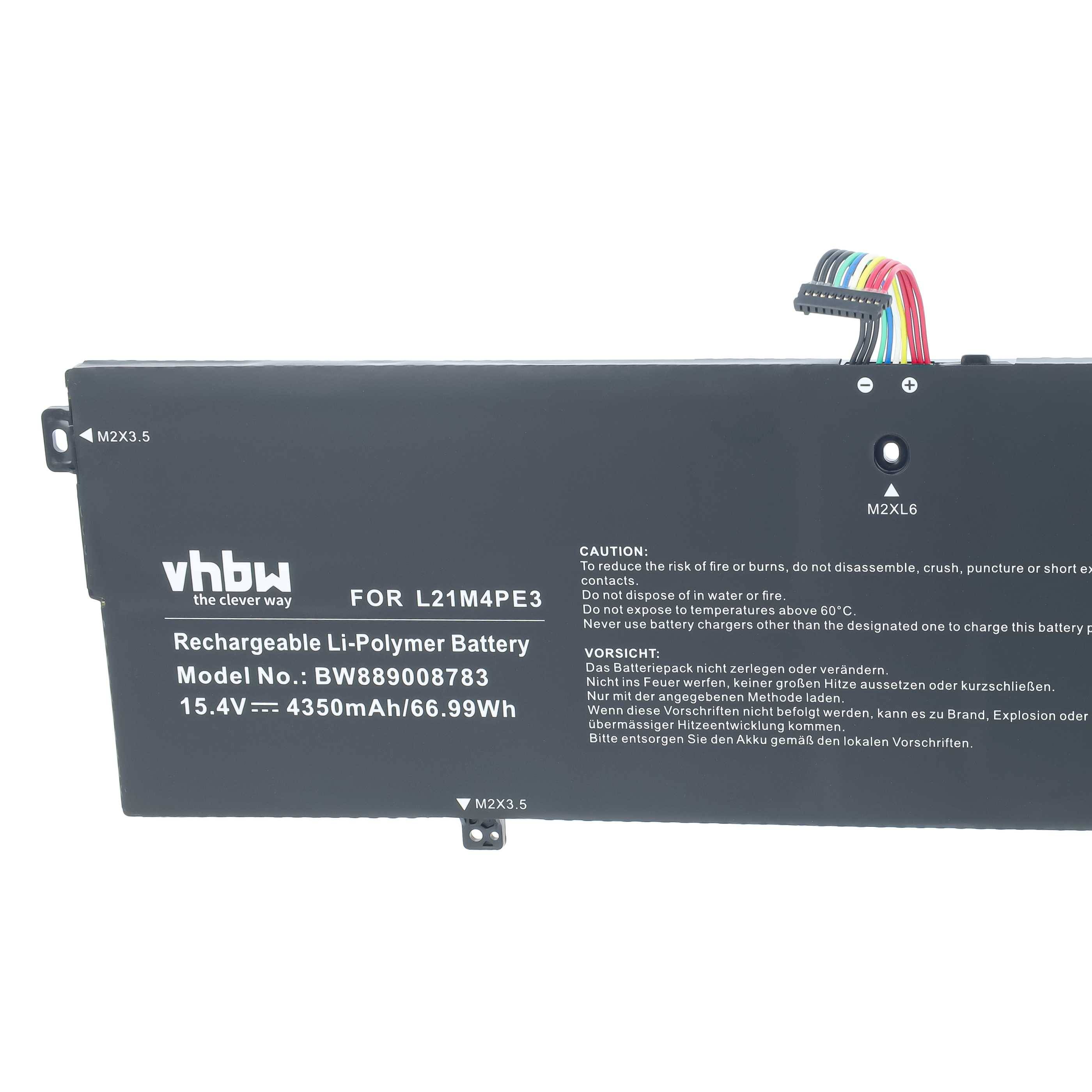 Schwarzer wiederaufladbarer Li-Polymer-Akku mit der Bezeichnung 