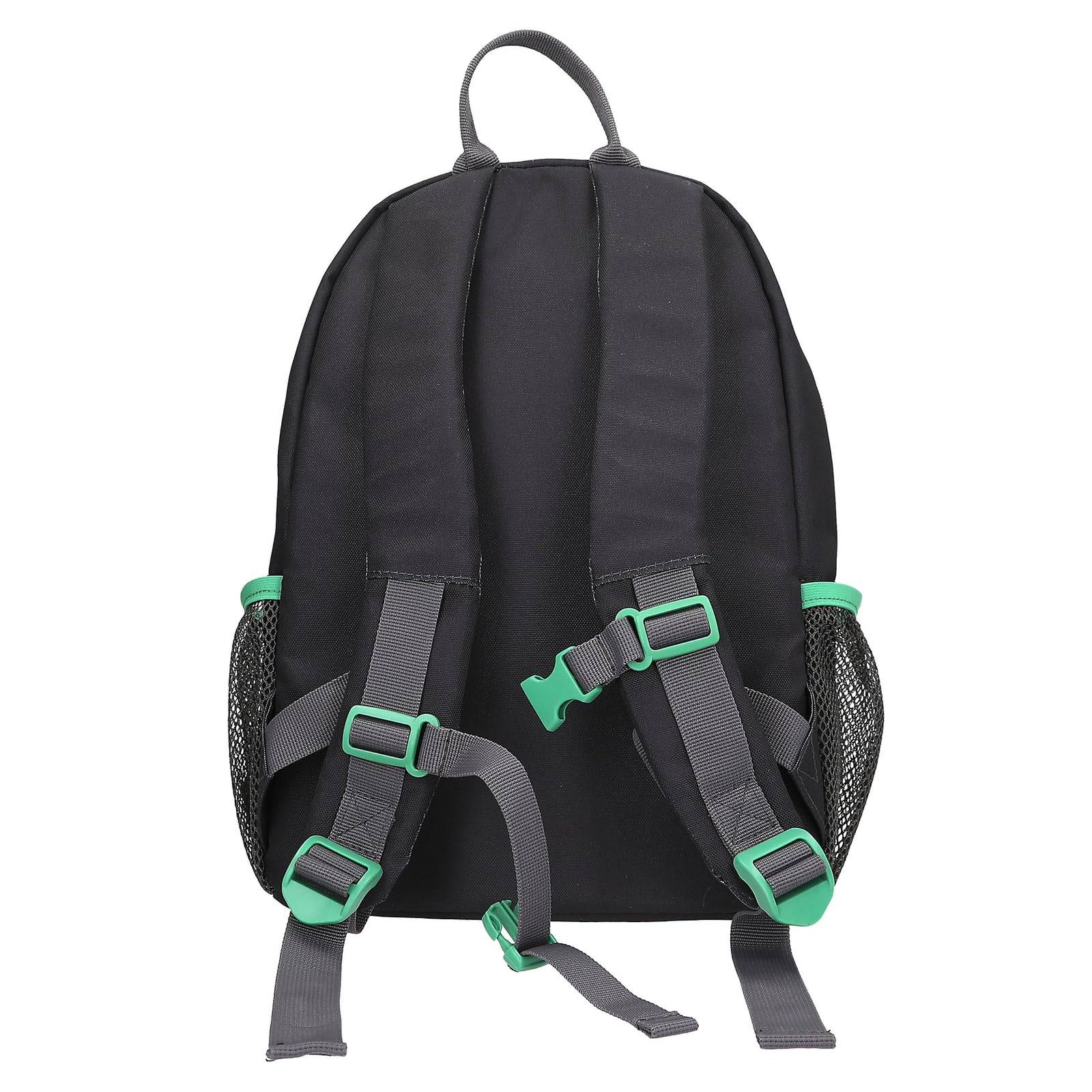 Depesche 13694 Adventure World Panther - Rucksack in Schwarz und Grün, mit Panther Motiv, Tasche mit verstellbaren Trägern