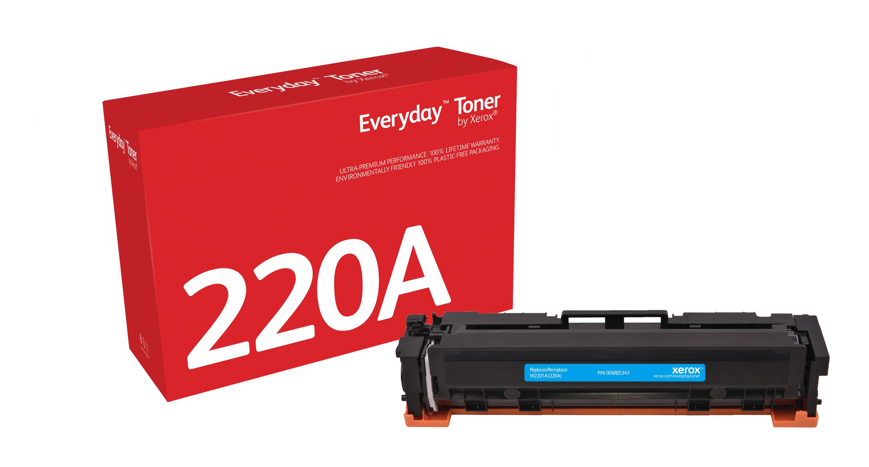 Rote Xerox Everyday Toner-Box mit der Bezeichnung 
