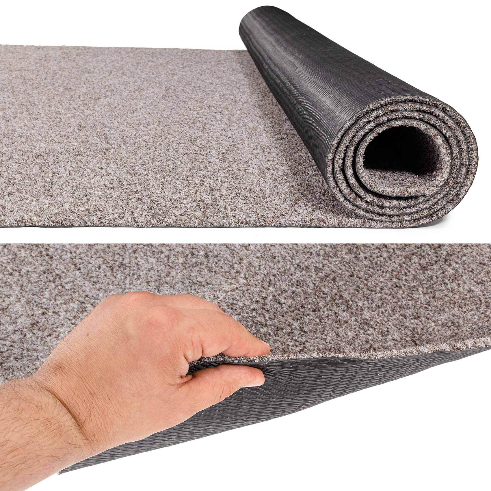 ANRO POET Läufer Beige 80 x 300 cm Meterware Läufer für den Flur