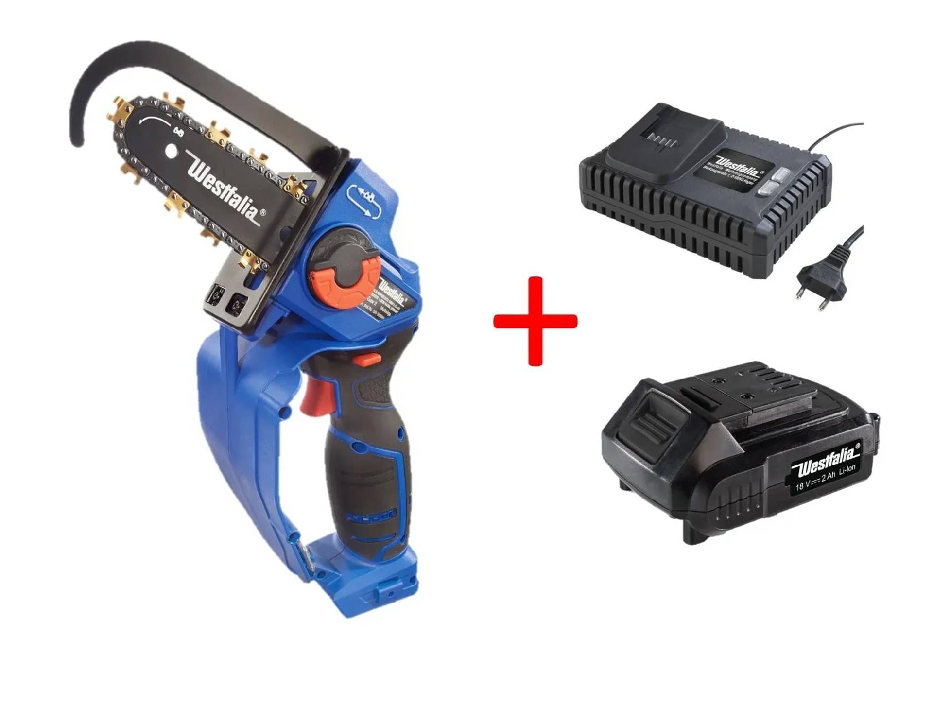 X-Saw-Pro Powersäge-Set inklusive 18V Akku 2 0 Ah und Schnellladegerät