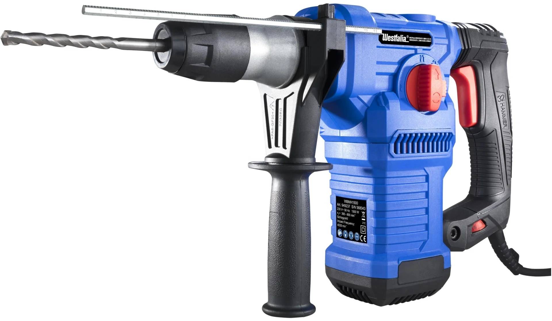 Bohr- und Meißelhammer WBMH1500 SDS-Plus