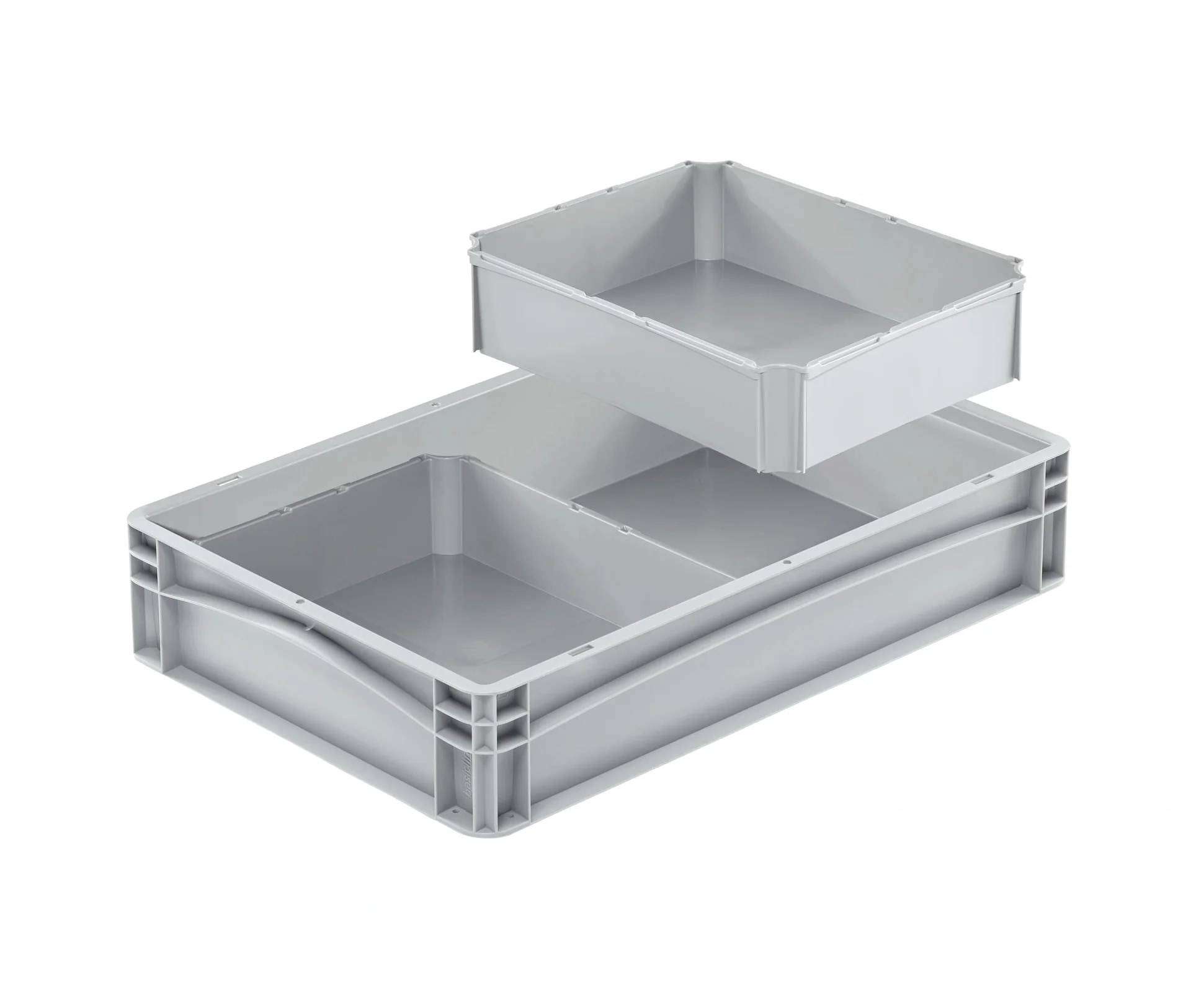 Eurobox Einsatzkasten grau 1/2 quer