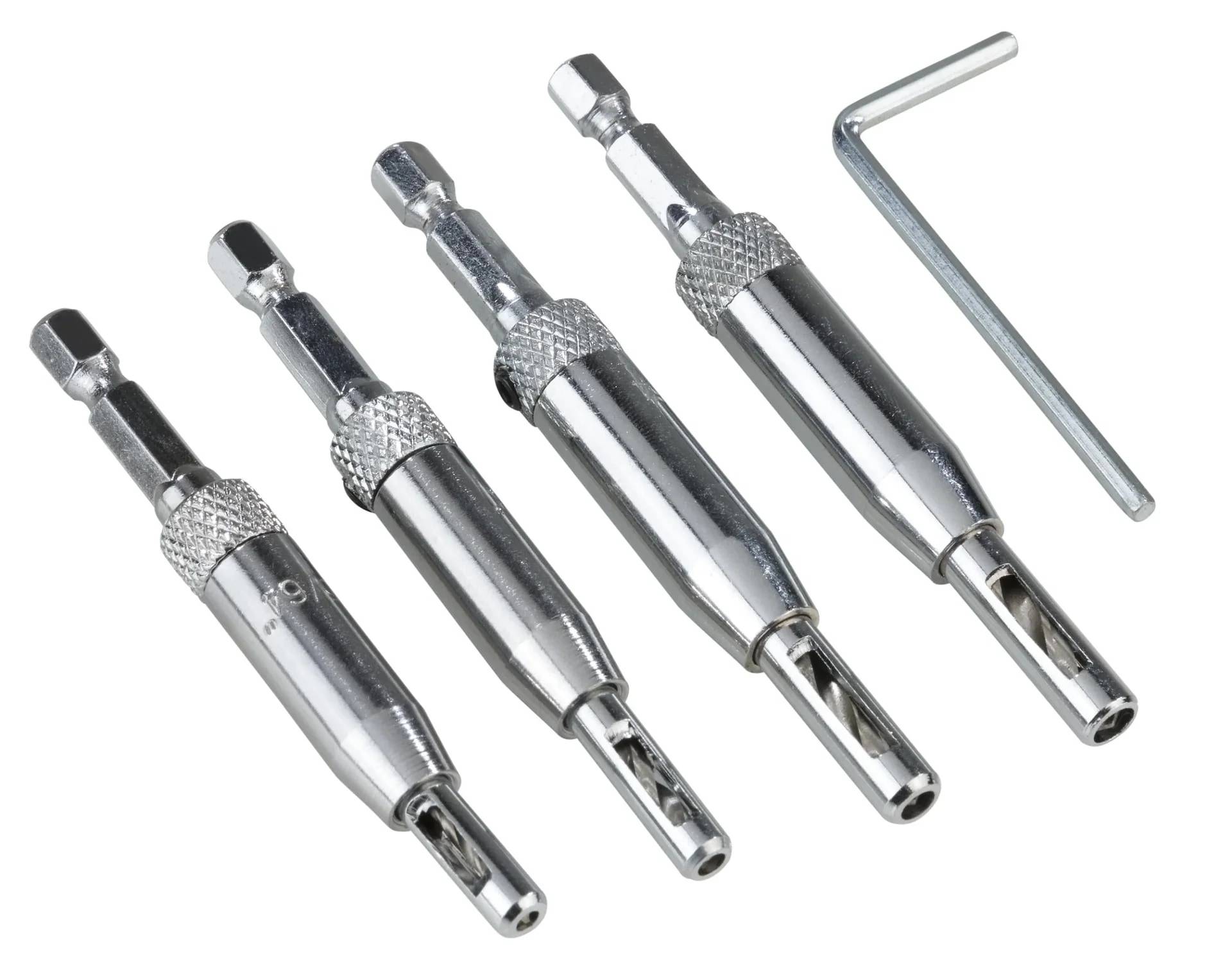 Türscharnierbohrer-Set 5-teilig