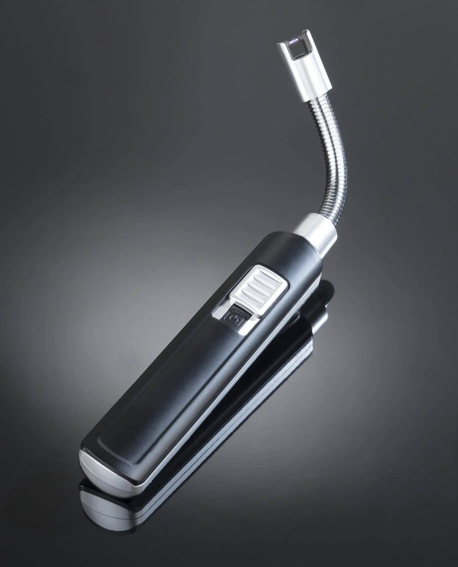Lichtbogen Feuerzeug Cozy Spark BBQ mit flexiblem Hals und USB Kabel in Window Box