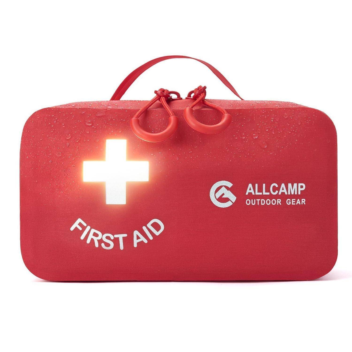 Allcamp Erste Hilfe Tasche Rot TPU Wasserabweisend Kompakt