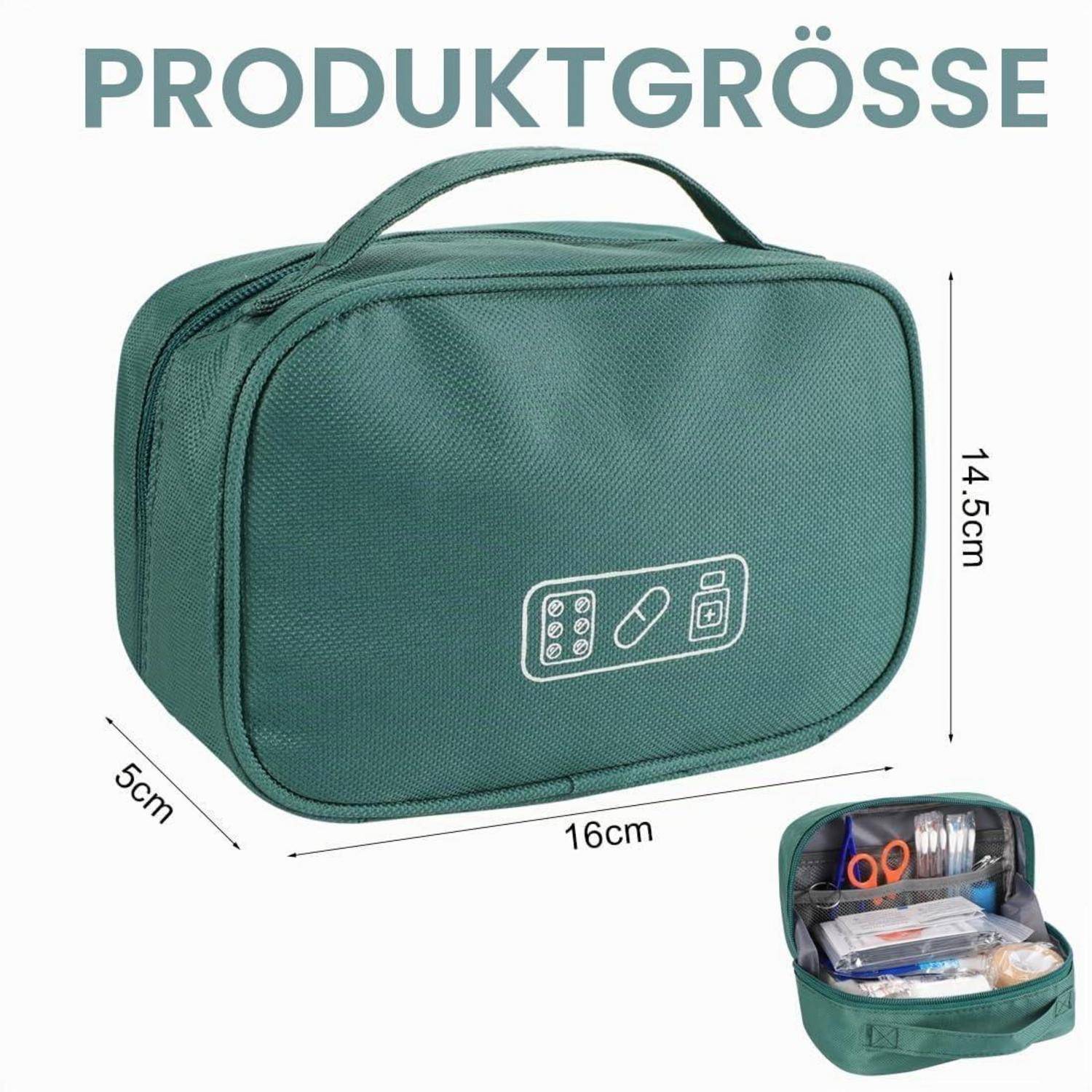 Erste Hilfe Set 98 Teile Notfalltasche für Haus, Auto, Reise, Sport