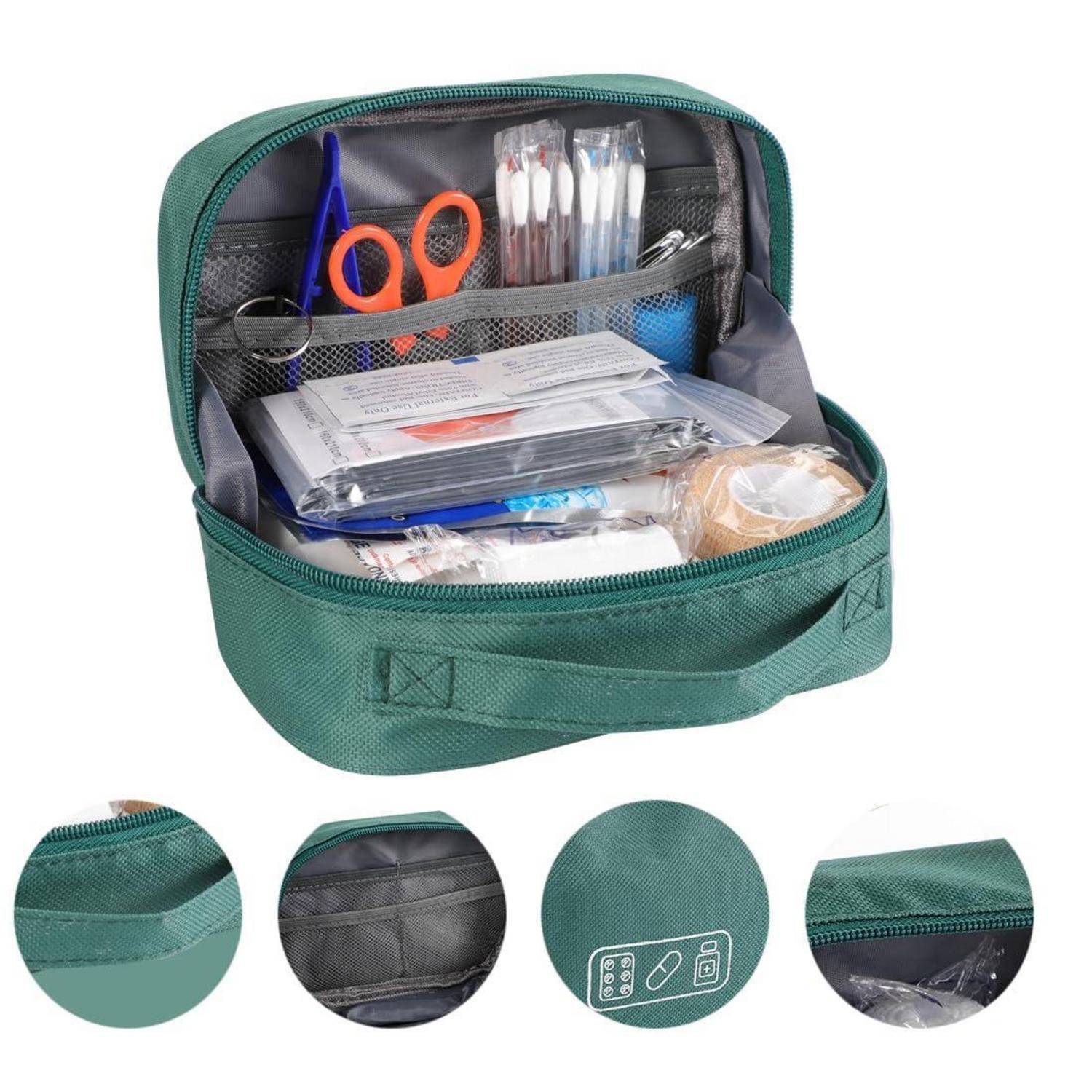 Erste Hilfe Set 98 Teile Notfalltasche für Haus, Auto, Reise, Sport