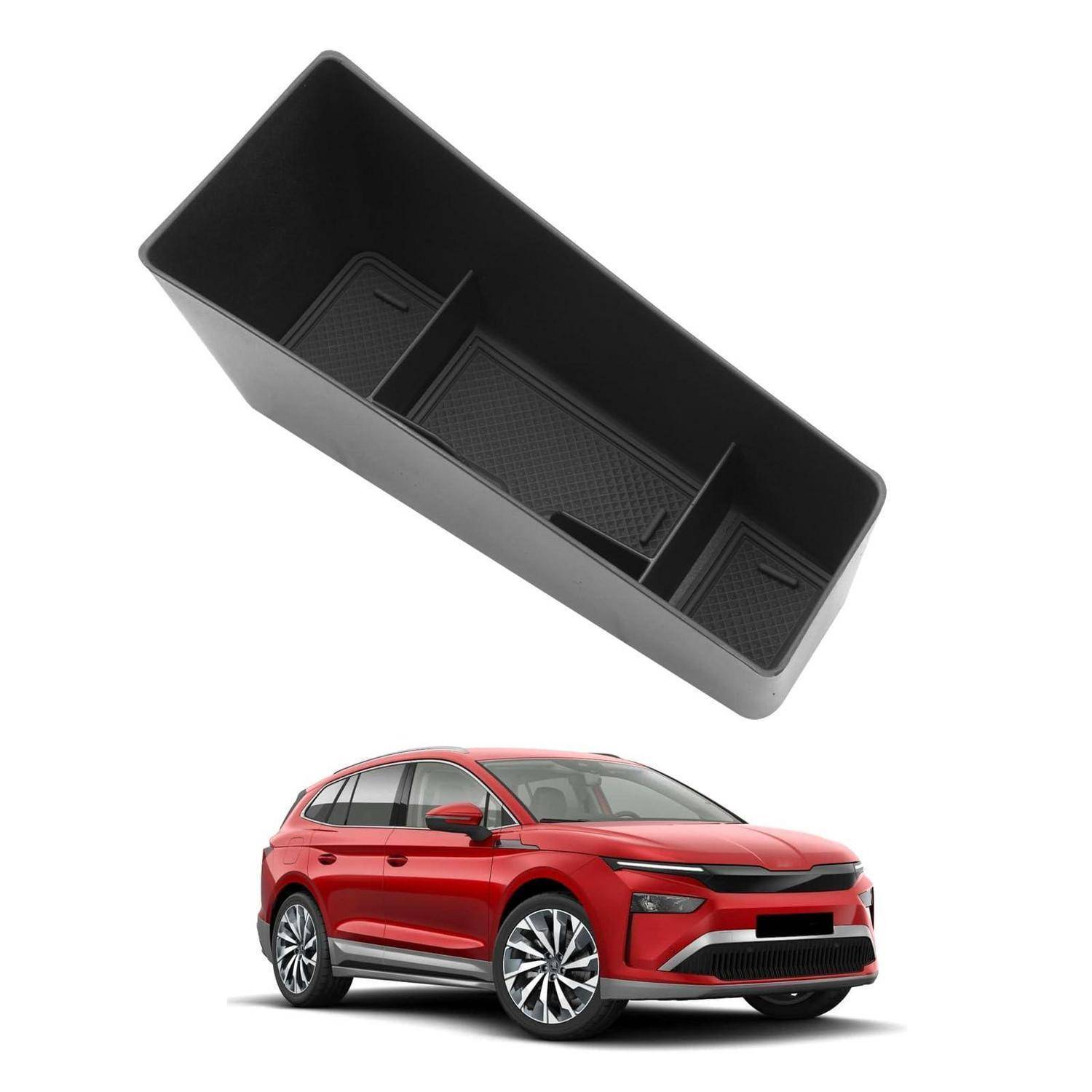 Mittelkonsole Organizer für Skoda Enyaq iV 2021-2025 ABS Kunststoff