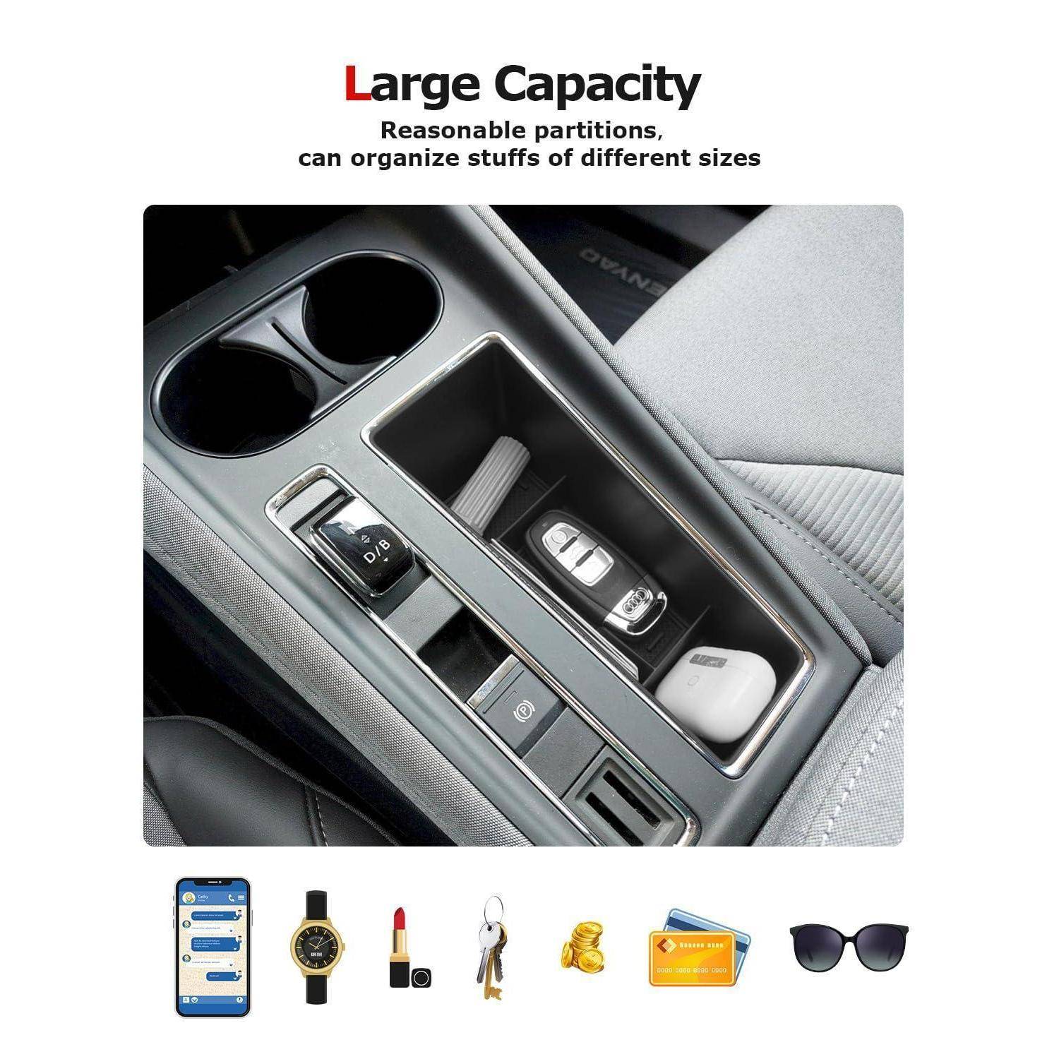 Mittelkonsole Organizer für Skoda Enyaq iV 2021-2025 ABS Kunststoff