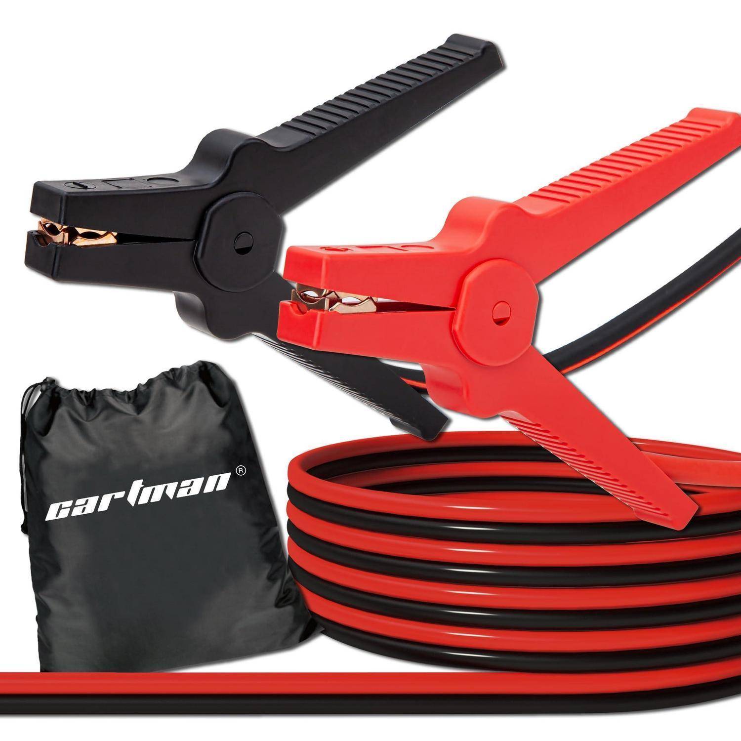 CARTMAN Starthilfekabel 2m CCA bis -25°C mit Tasche