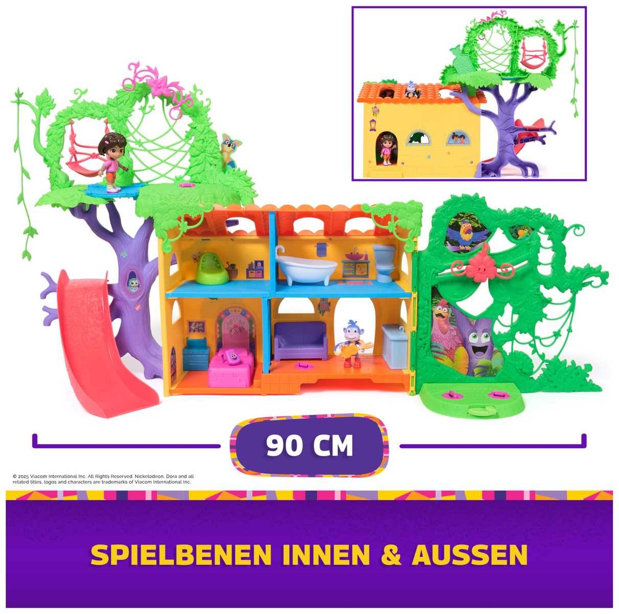 Dora Regenwald Casita Spielset 2 Figuren Accessoires 2 Songs + Effekten 3+