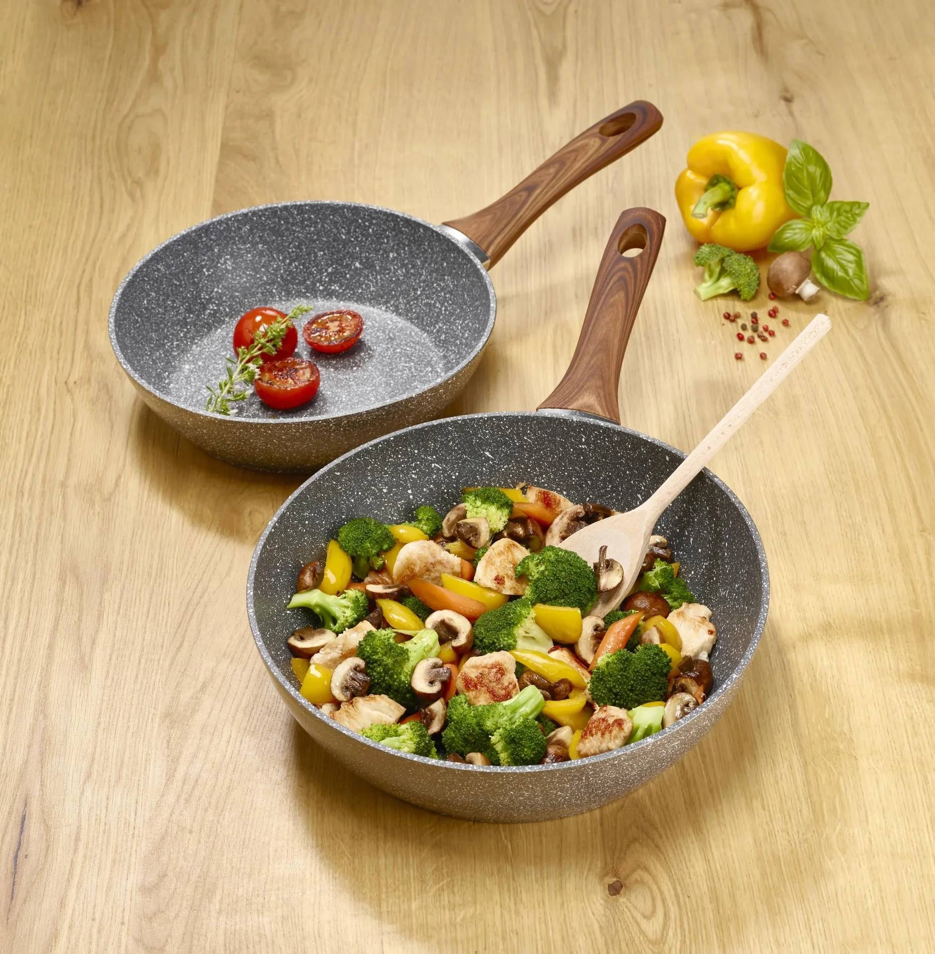 Aluminiumpfanne Nevada tief 24 cm (1 x geschmiedete Jumbo-Aluminiumpfanne)