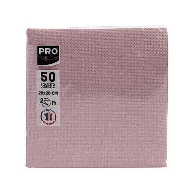 PROnappe Servietten 20,0 x cm altrosa Home & Living