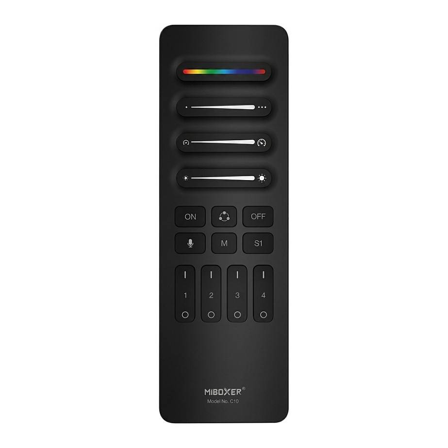 Pixel LED Fernbedienung SPI - 2,4GHz (RGB/RGB-W/RGB+CCT) 4 Zonen 4 Szenen *Milight/Miboxer* (b) & &
